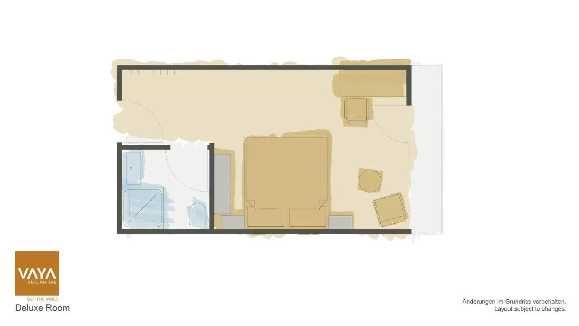 Floor Plan in VAYA Zell am See inklusive Zell am See-Kaprun Sommer Card