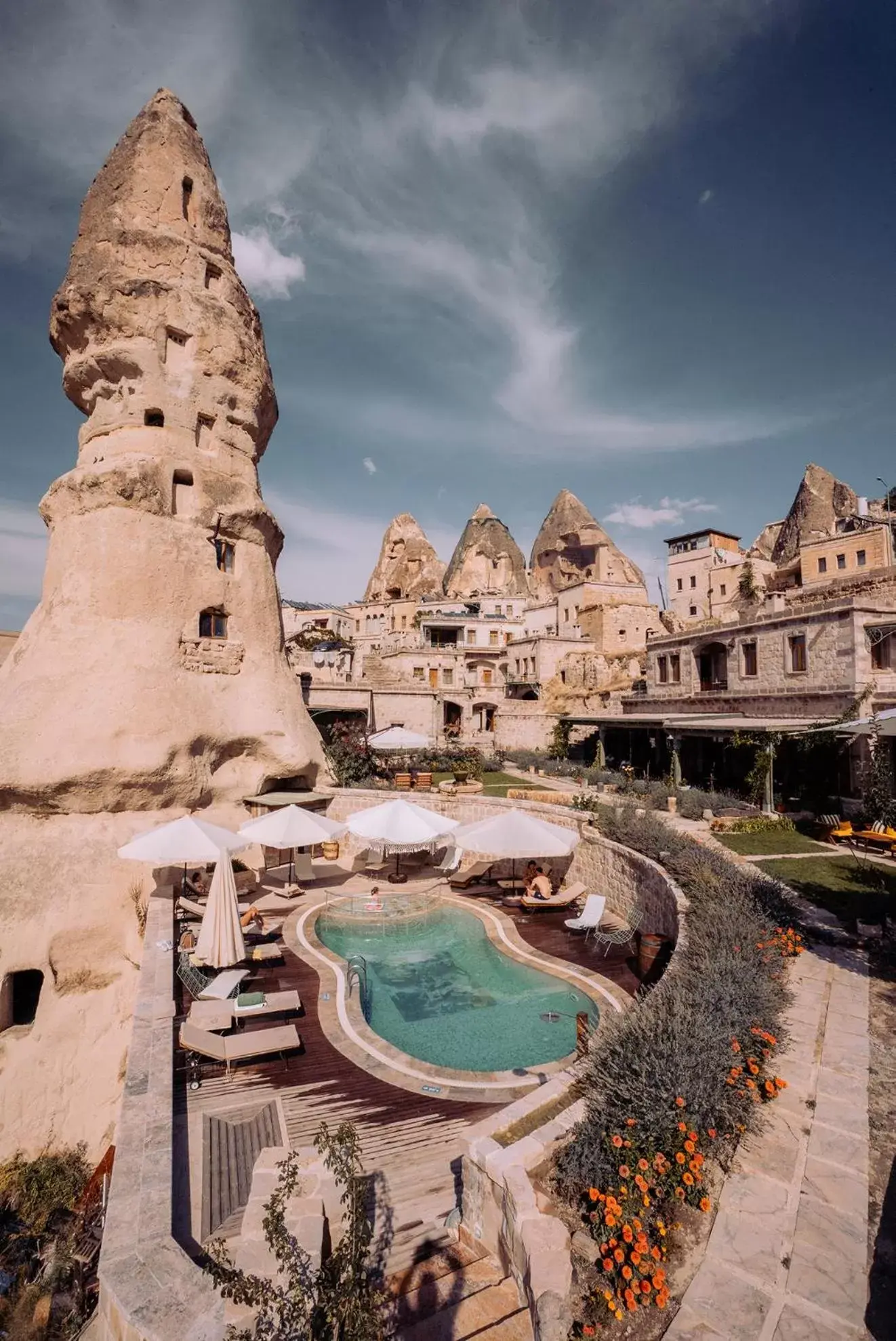 Pool View in Aza Cave Cappadocia