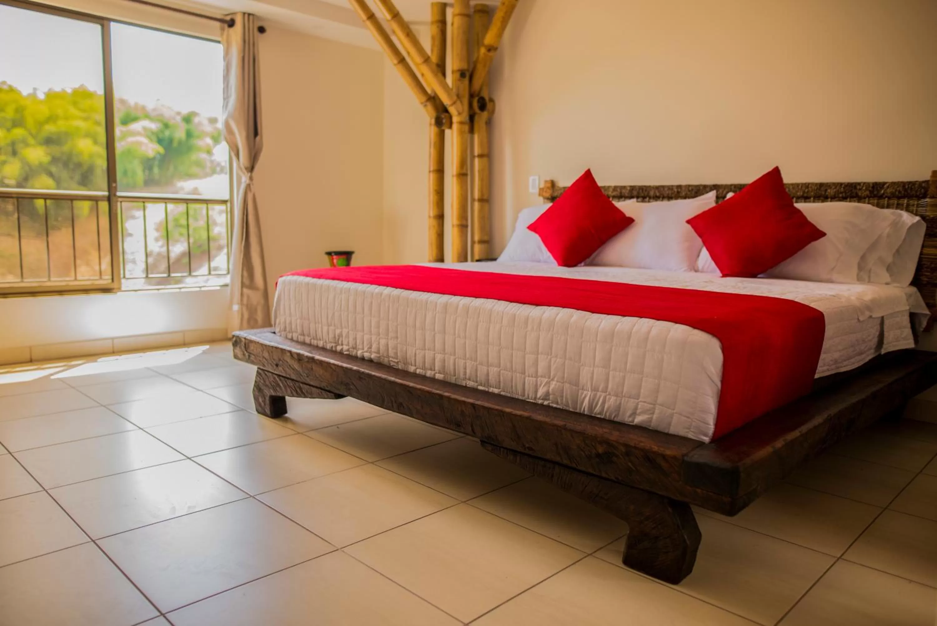 Bed in La Victoria Hotel Campestre