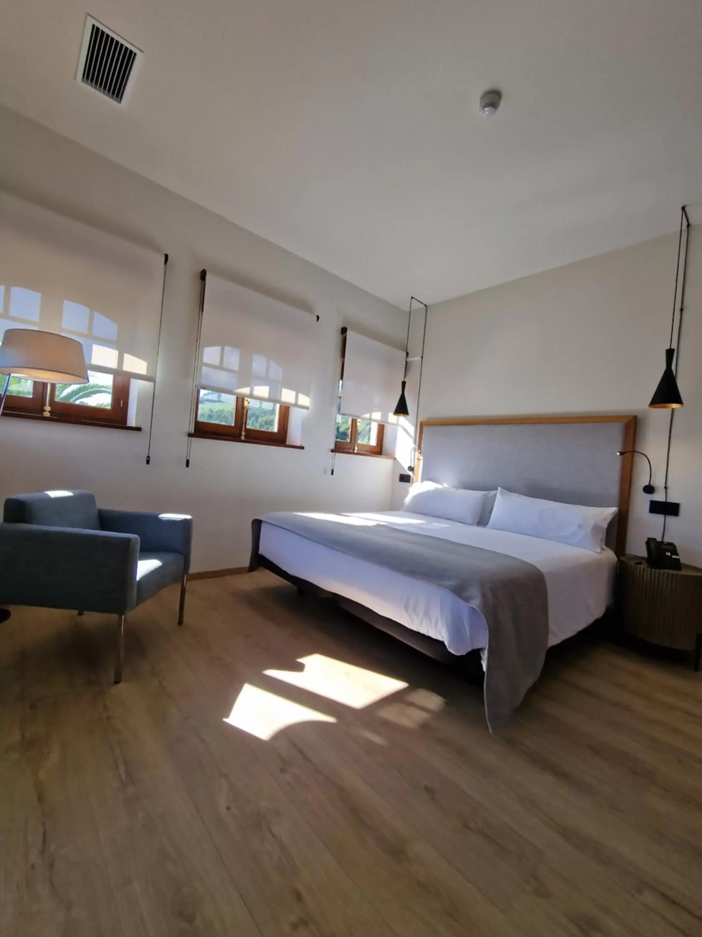 Bed in Hotel El Rosal de Cudillero