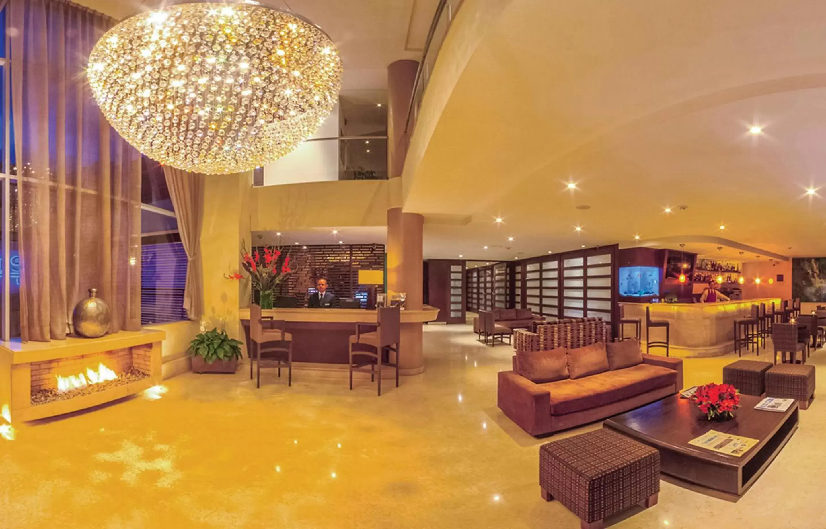 Lobby or reception in Blue Suites Hotel