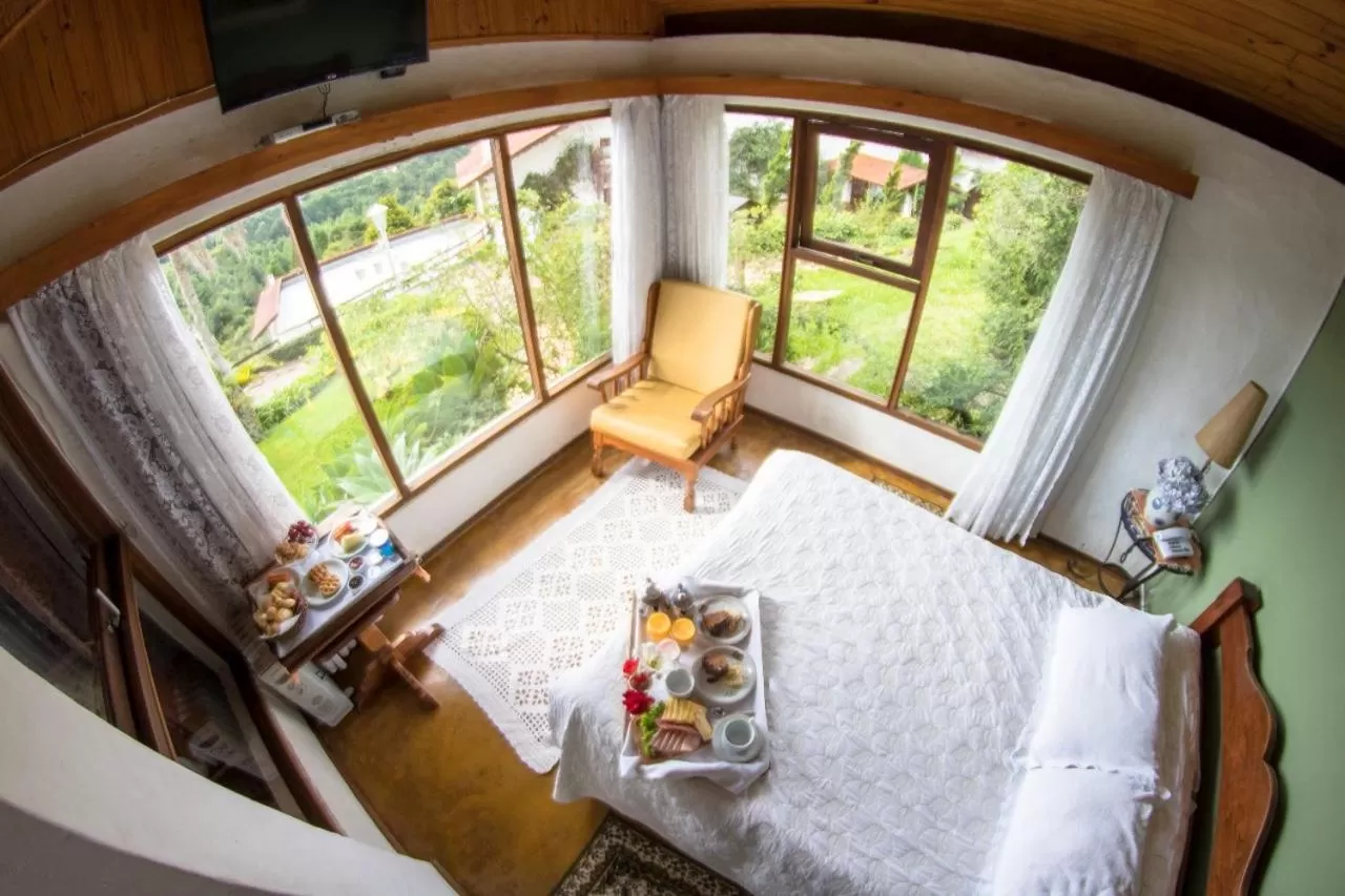 Bed in Hotel Meissner Hof