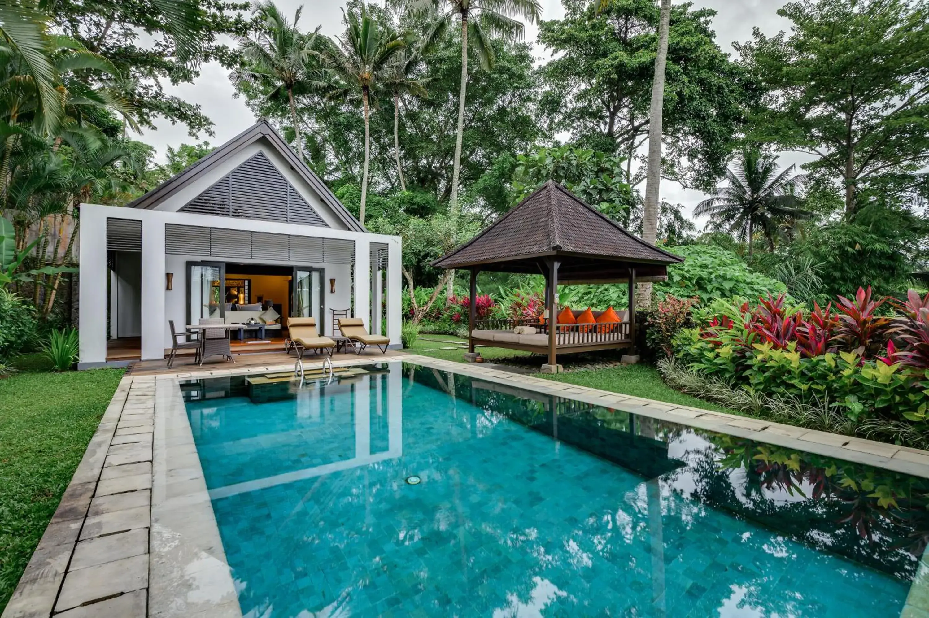 Pool view in The Samaya Ubud Pool view in The Samaya Ubud