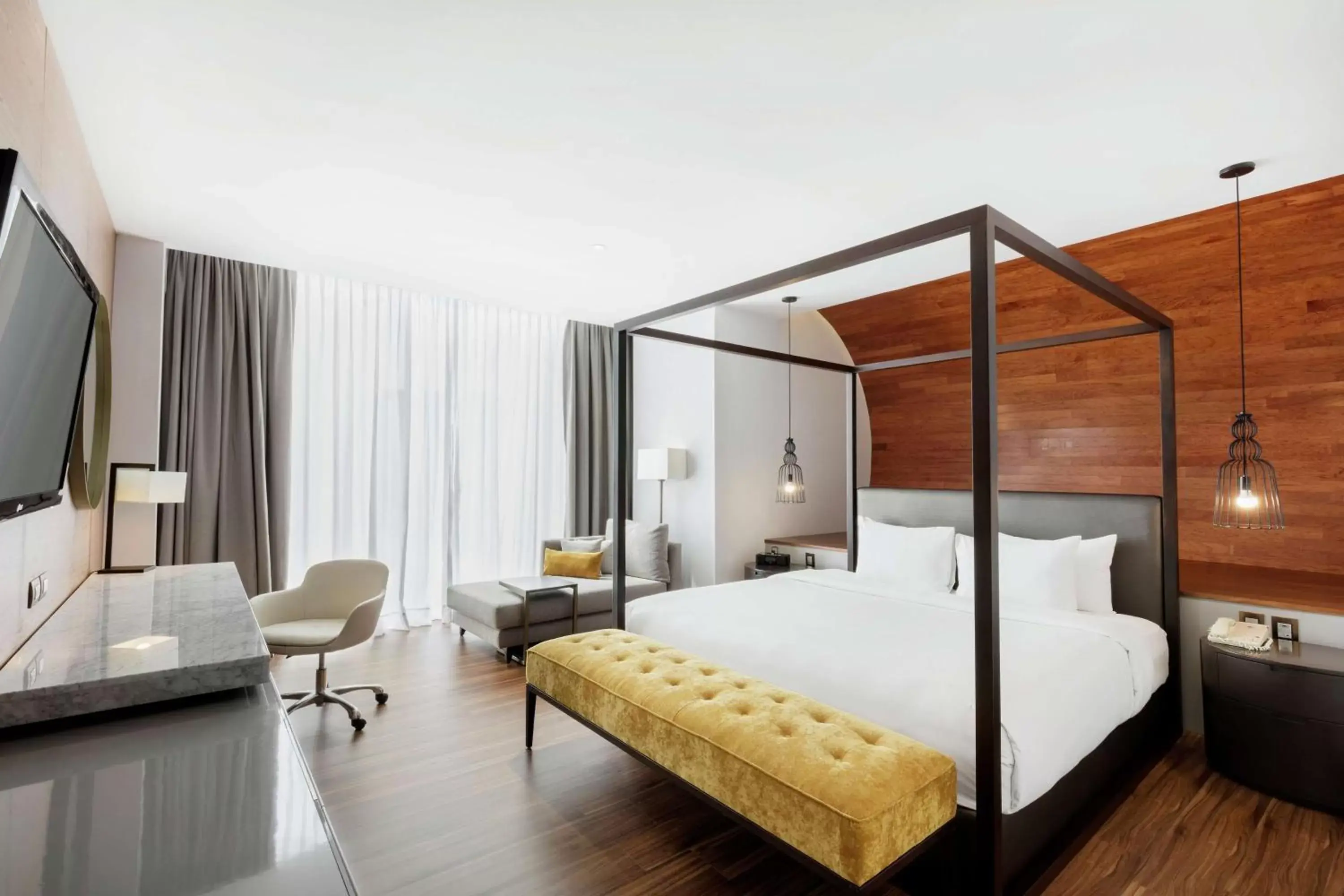 Bedroom, Bed in Doubletree By Hilton Mexico City Santa Fe