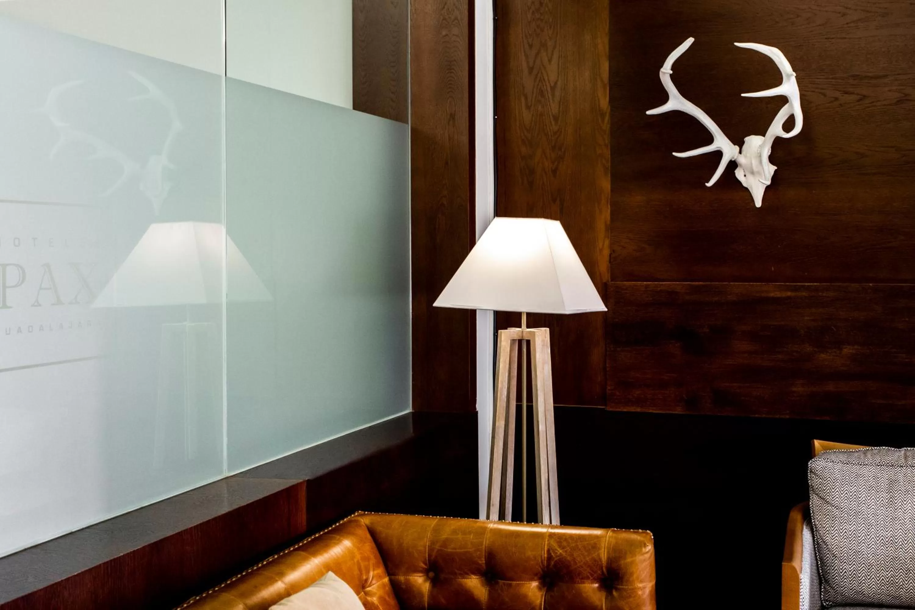 Communal lounge/ TV room in Hotel Pax Guadalajara