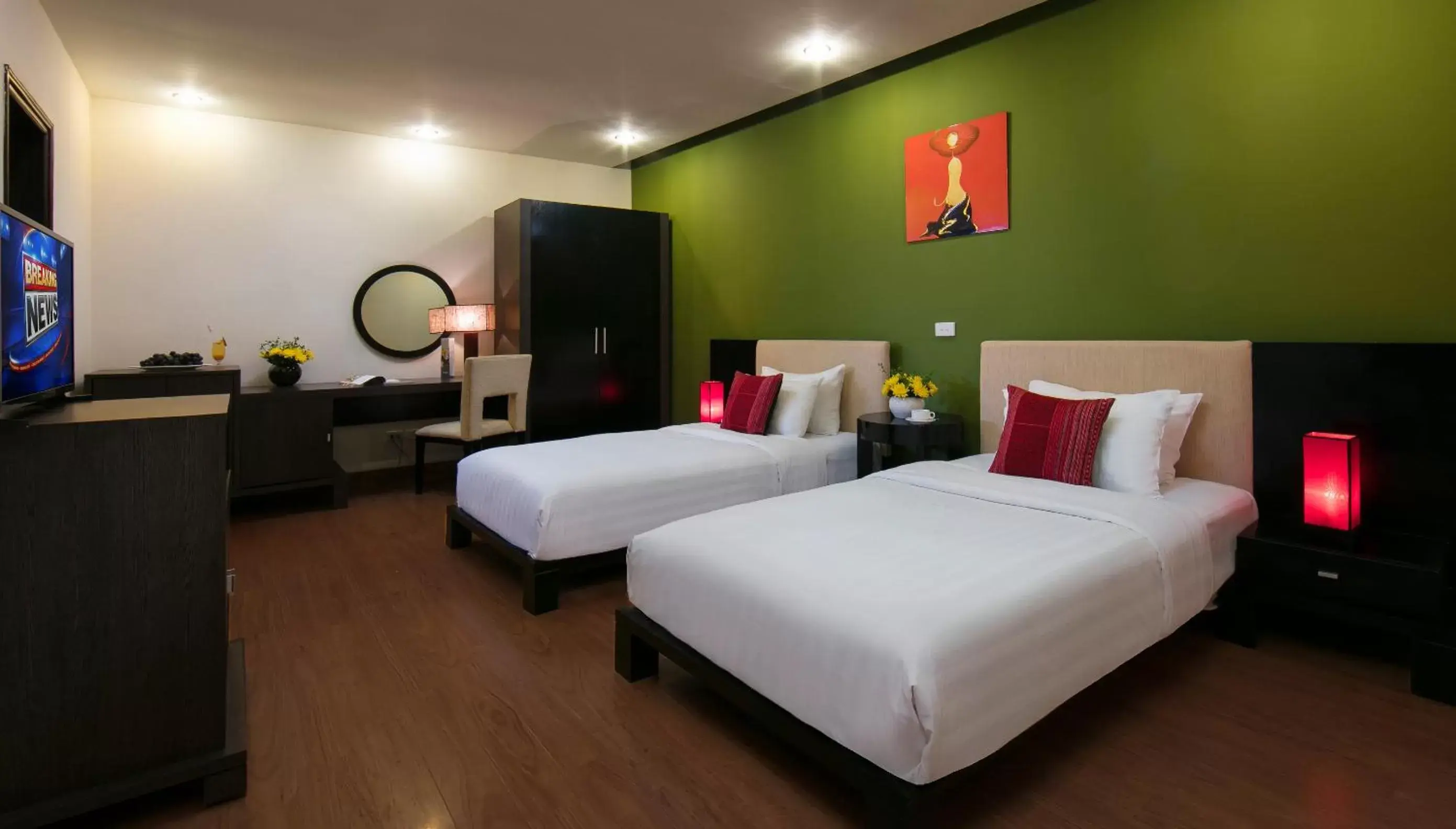 Bed in Anise Hotel & Spa Hanoi