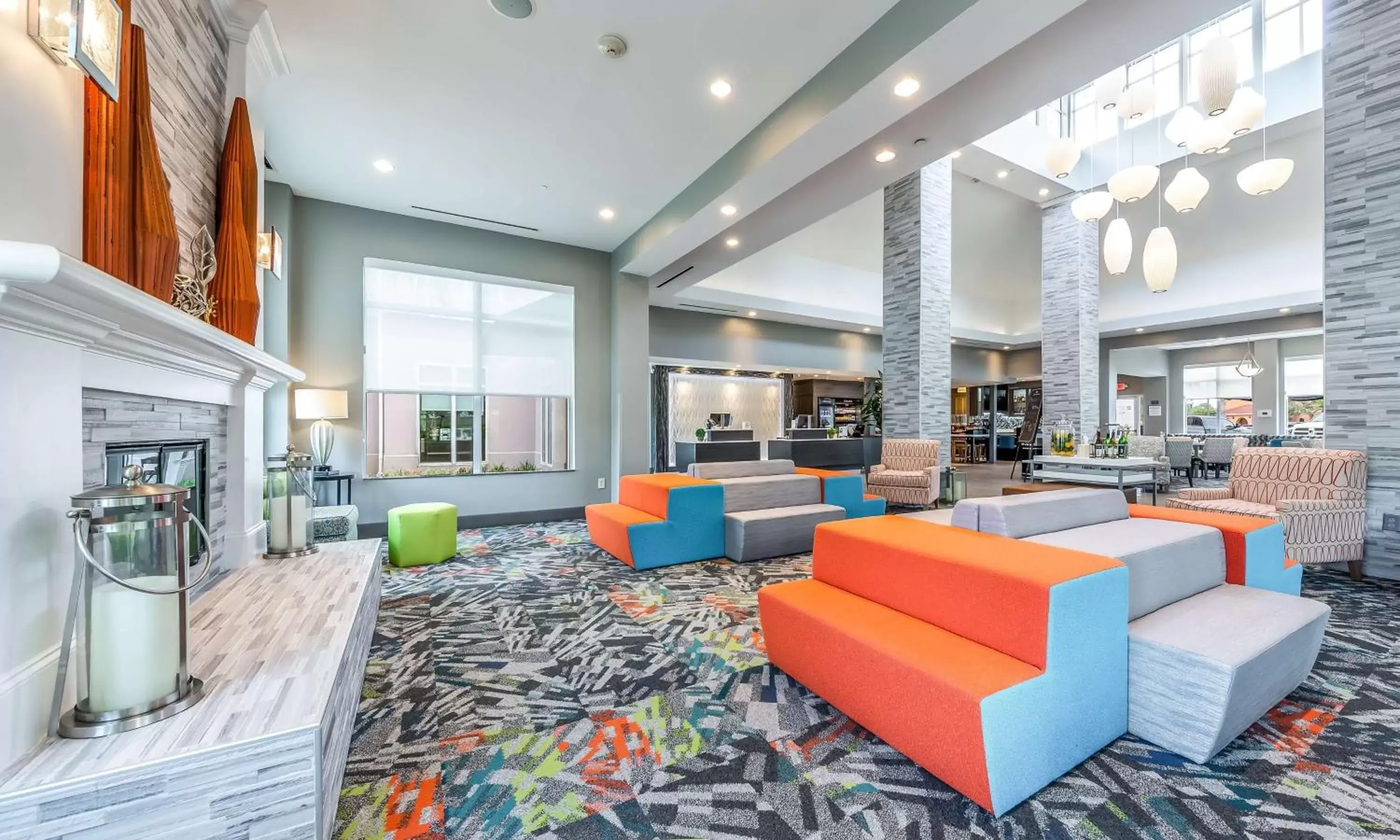 Lobby or reception in Hilton Garden Inn Beaumont