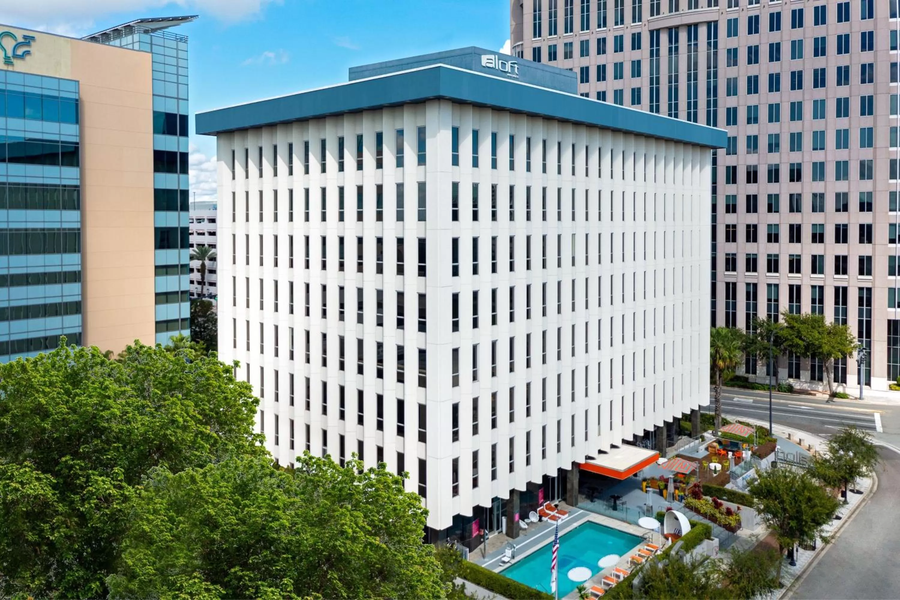 Property building in Aloft Orlando Downtown