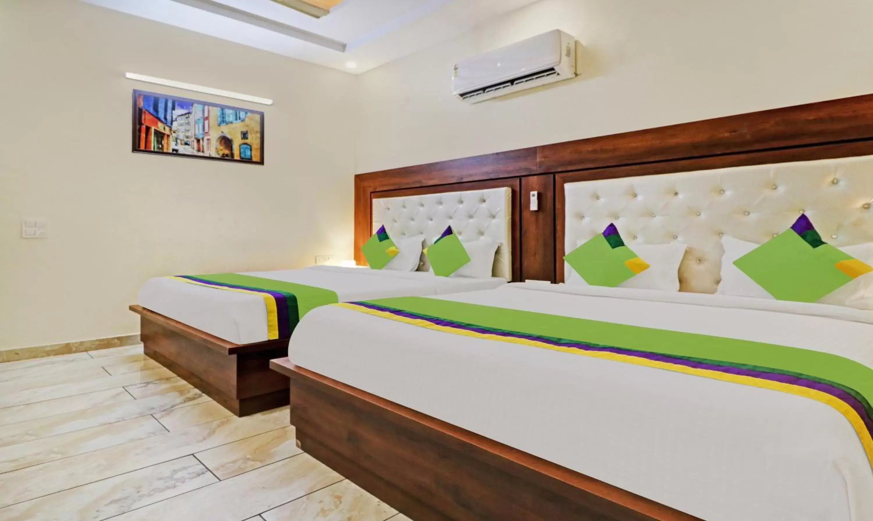 Bedroom, Bed in Treebo Magnum Chandigarh Bedroom, Bed in Treebo Magnum Chandigarh