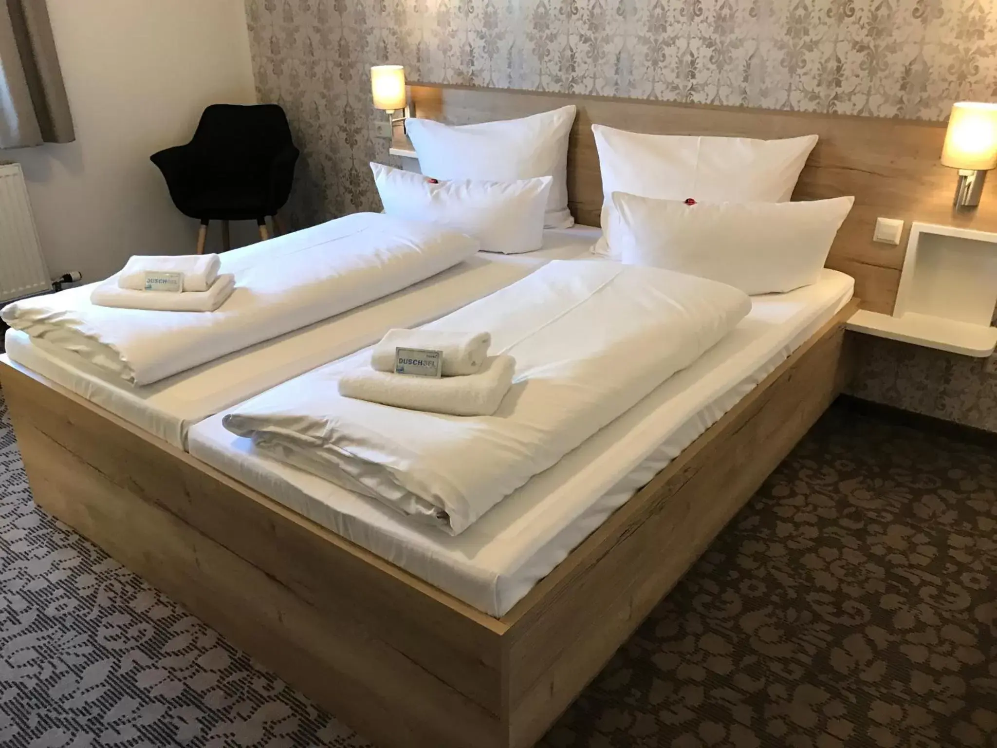 Photo of the whole room, Bed in Hotel in der Mühle