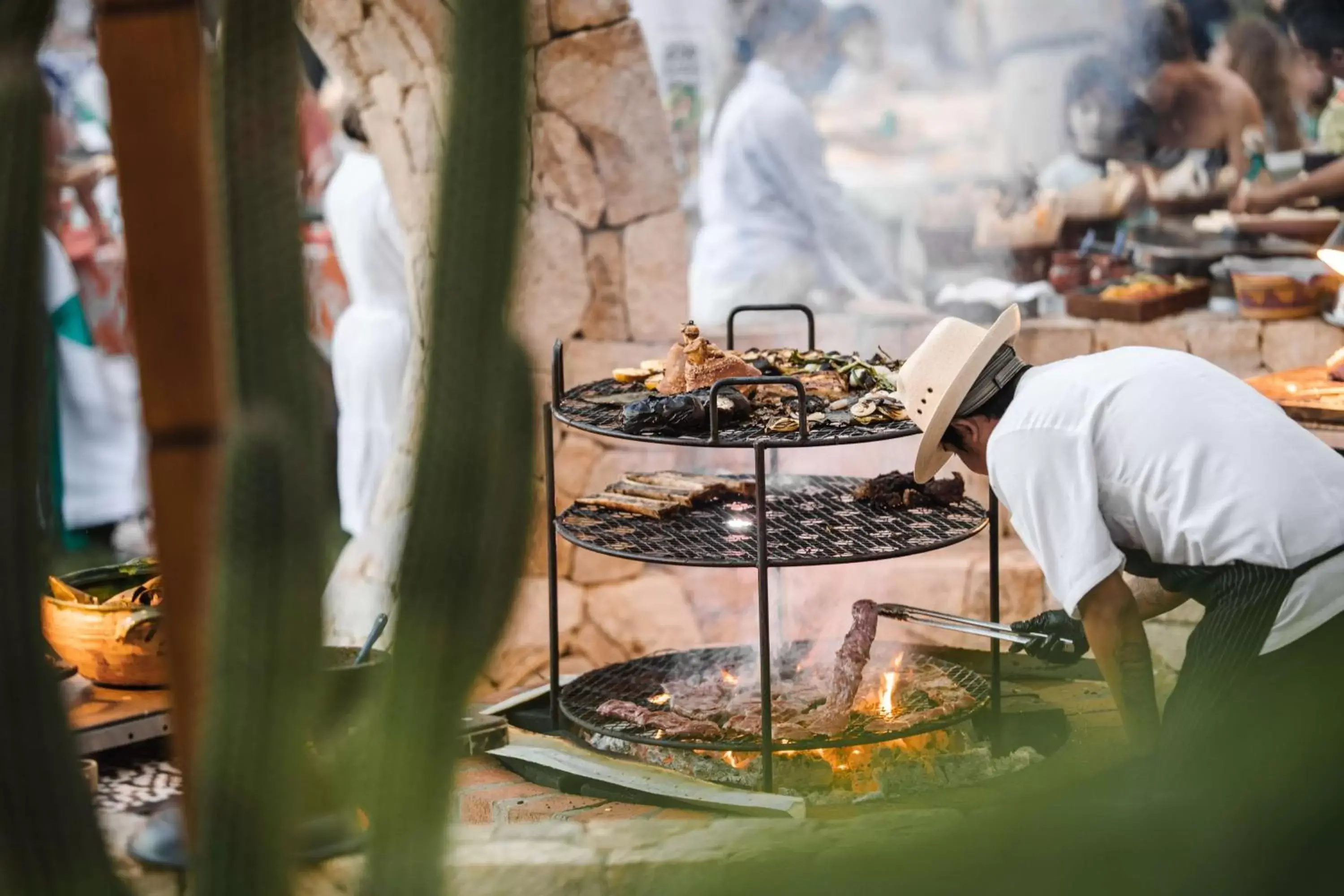 BBQ facilities, Food in Hilton Los Cabos