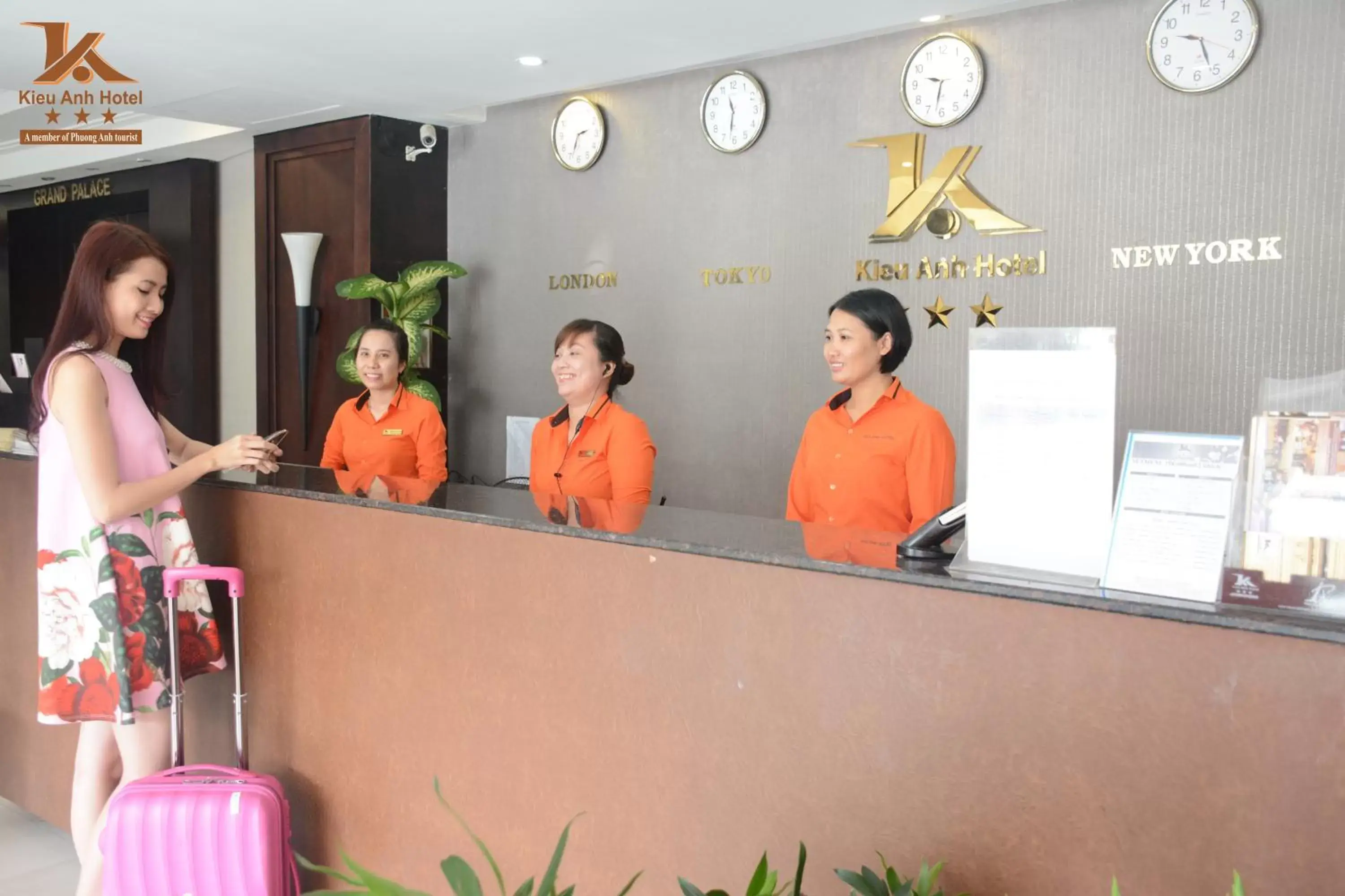 Staff in Kieu Anh Hotel