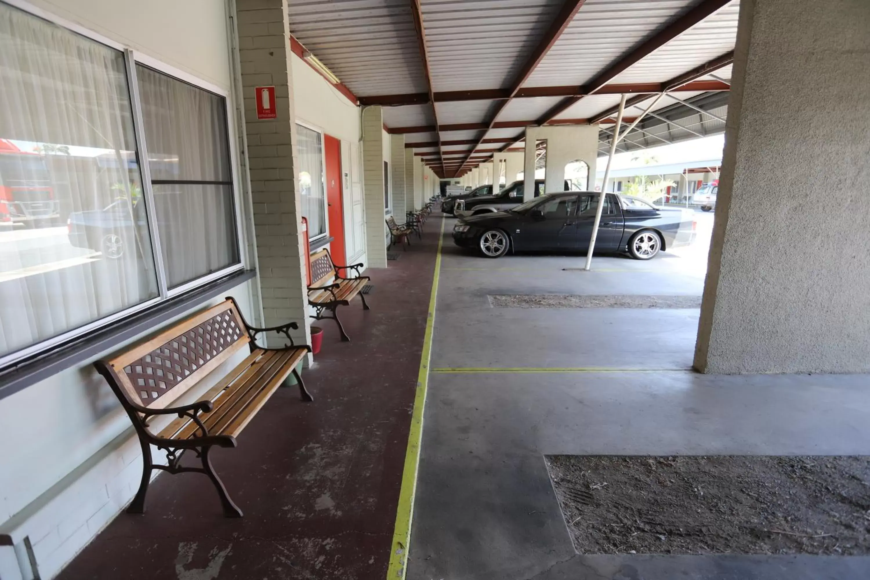 Seating area in Tropic Coast Motel