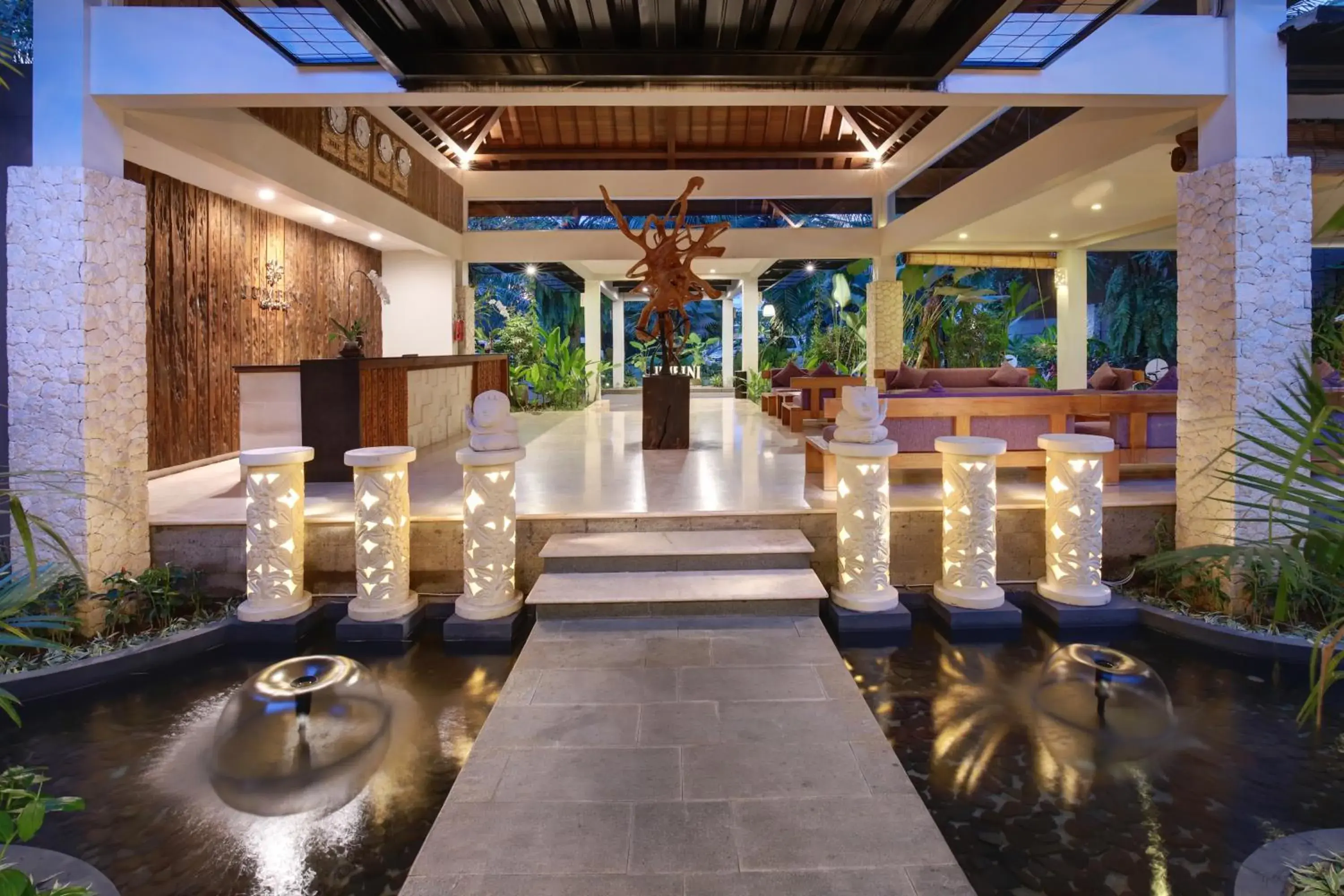 Lobby or reception in Lumbini Luxury Villas and Spa