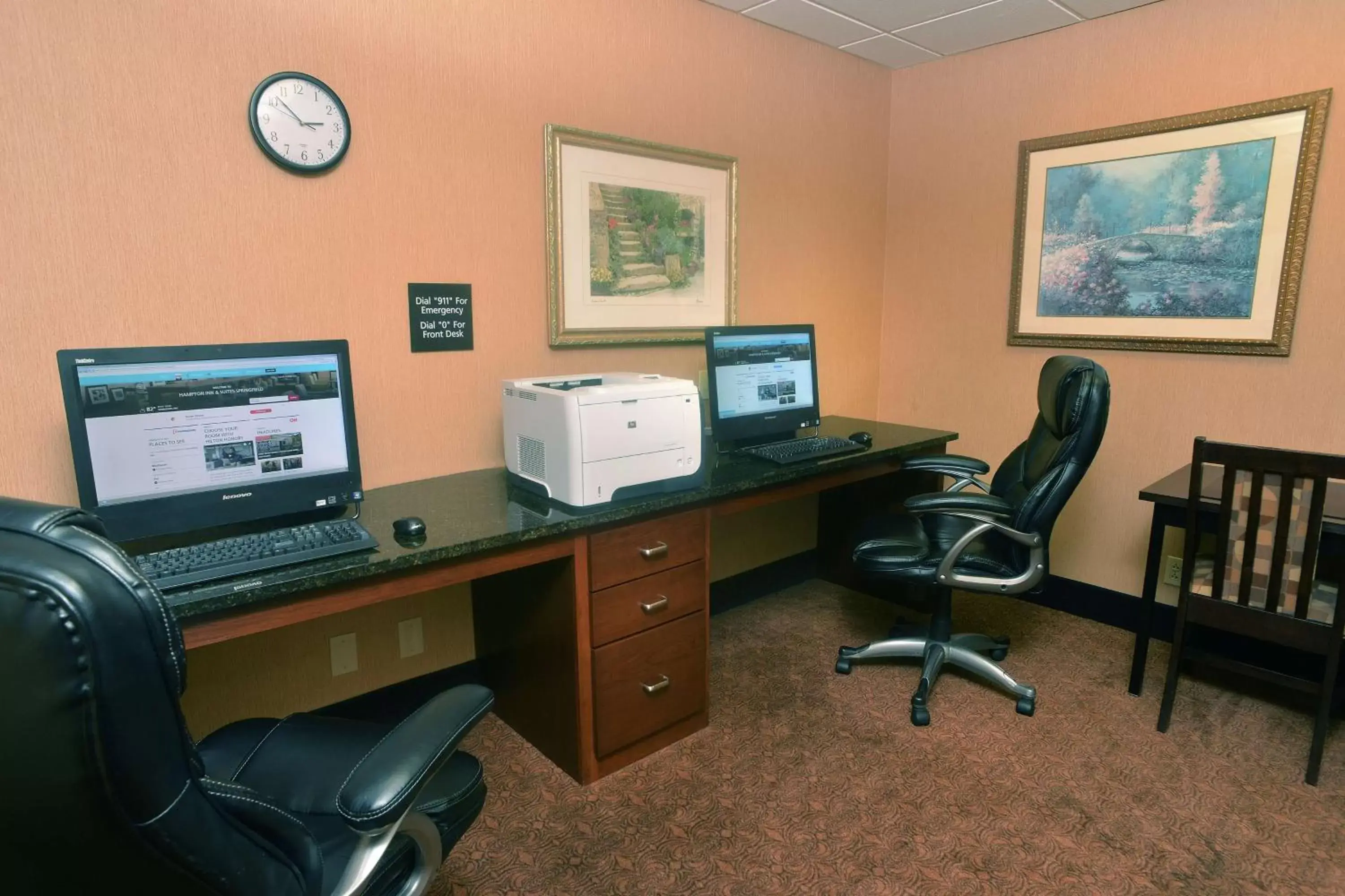 Business facilities, Business Area/Conference Room in Hampton Inn & Suites Springfield