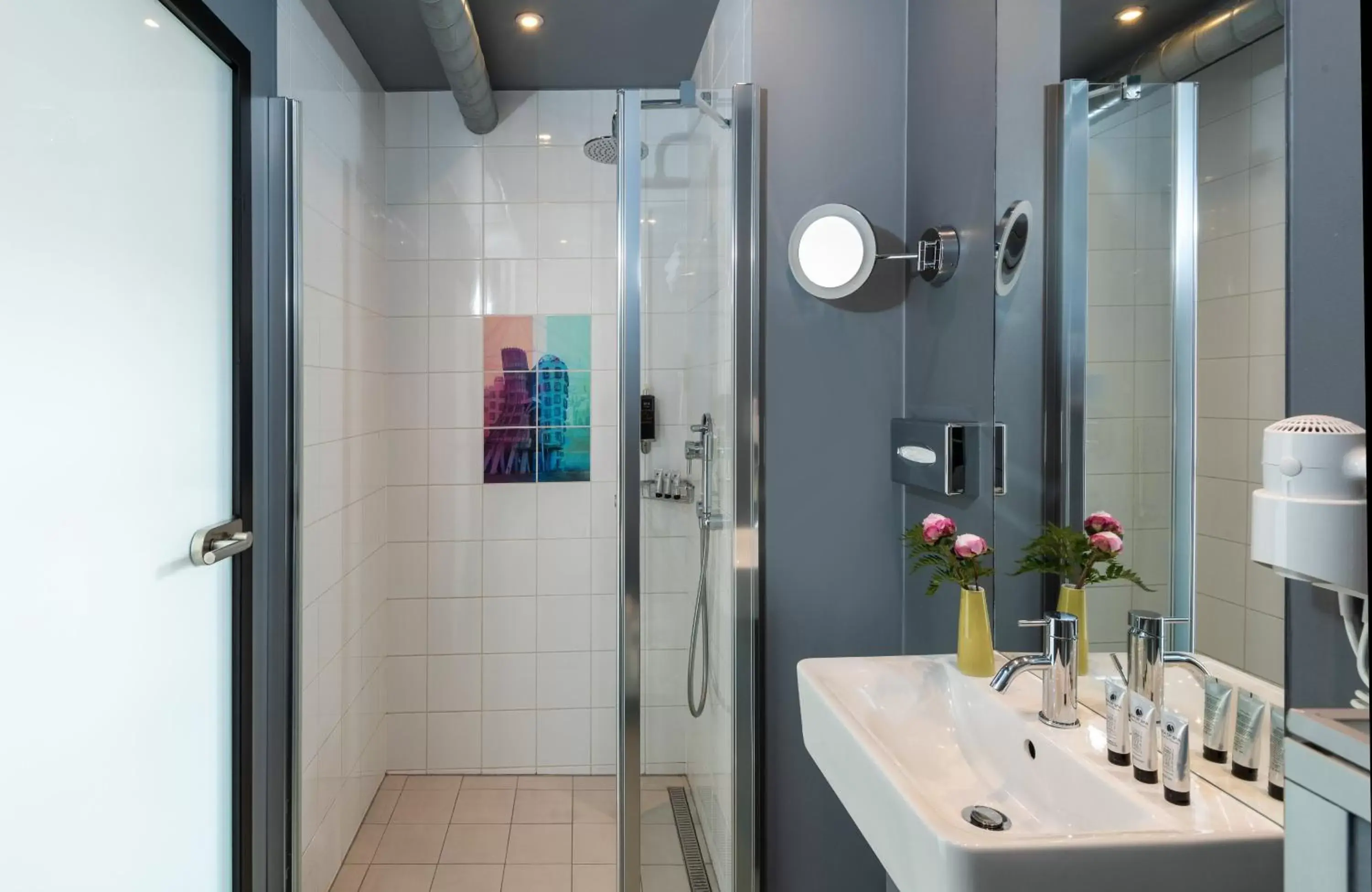 Bathroom in NYX Hotel Prague by Leonardo Hotels