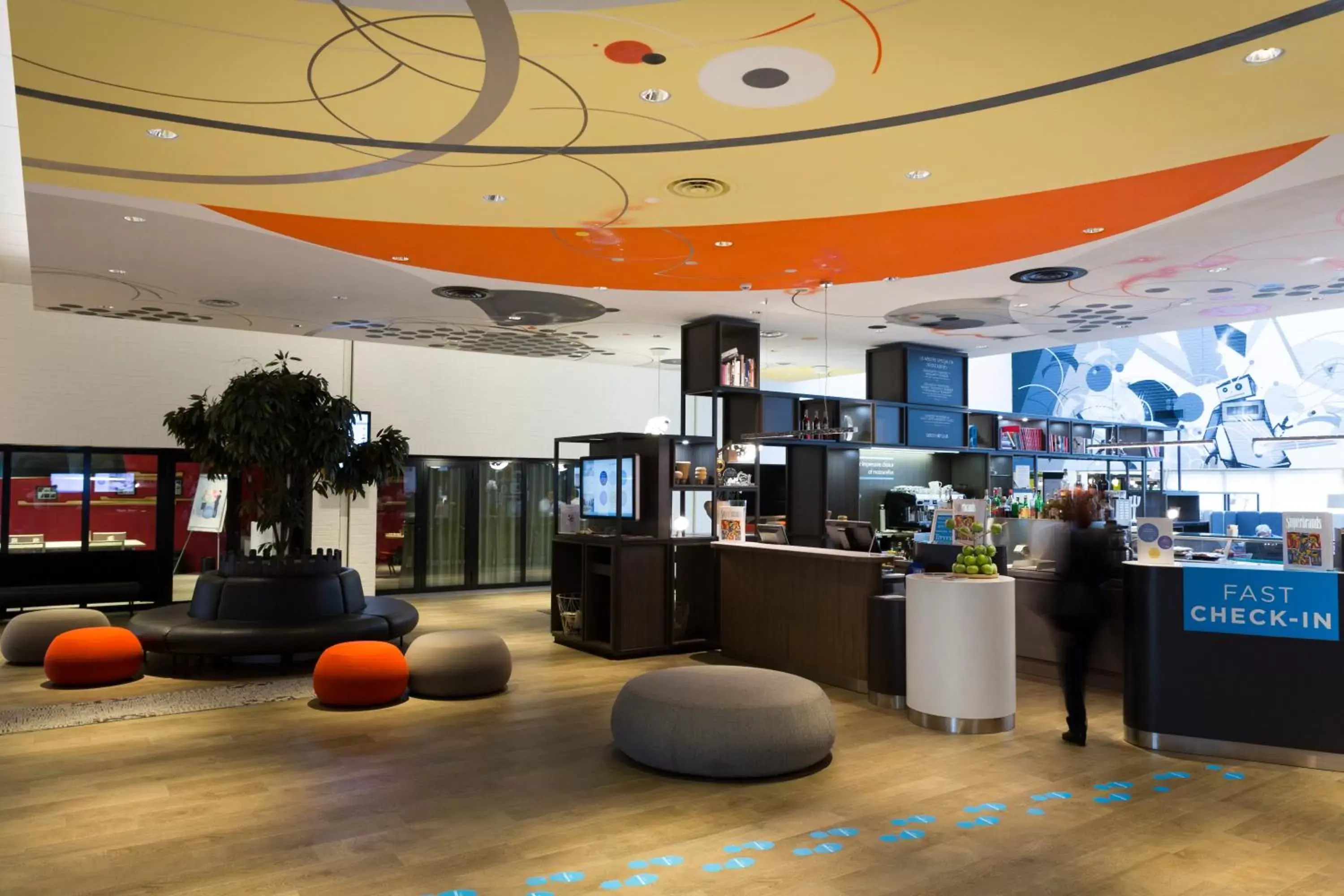 Lobby or reception in Novotel Milano Linate Aeroporto