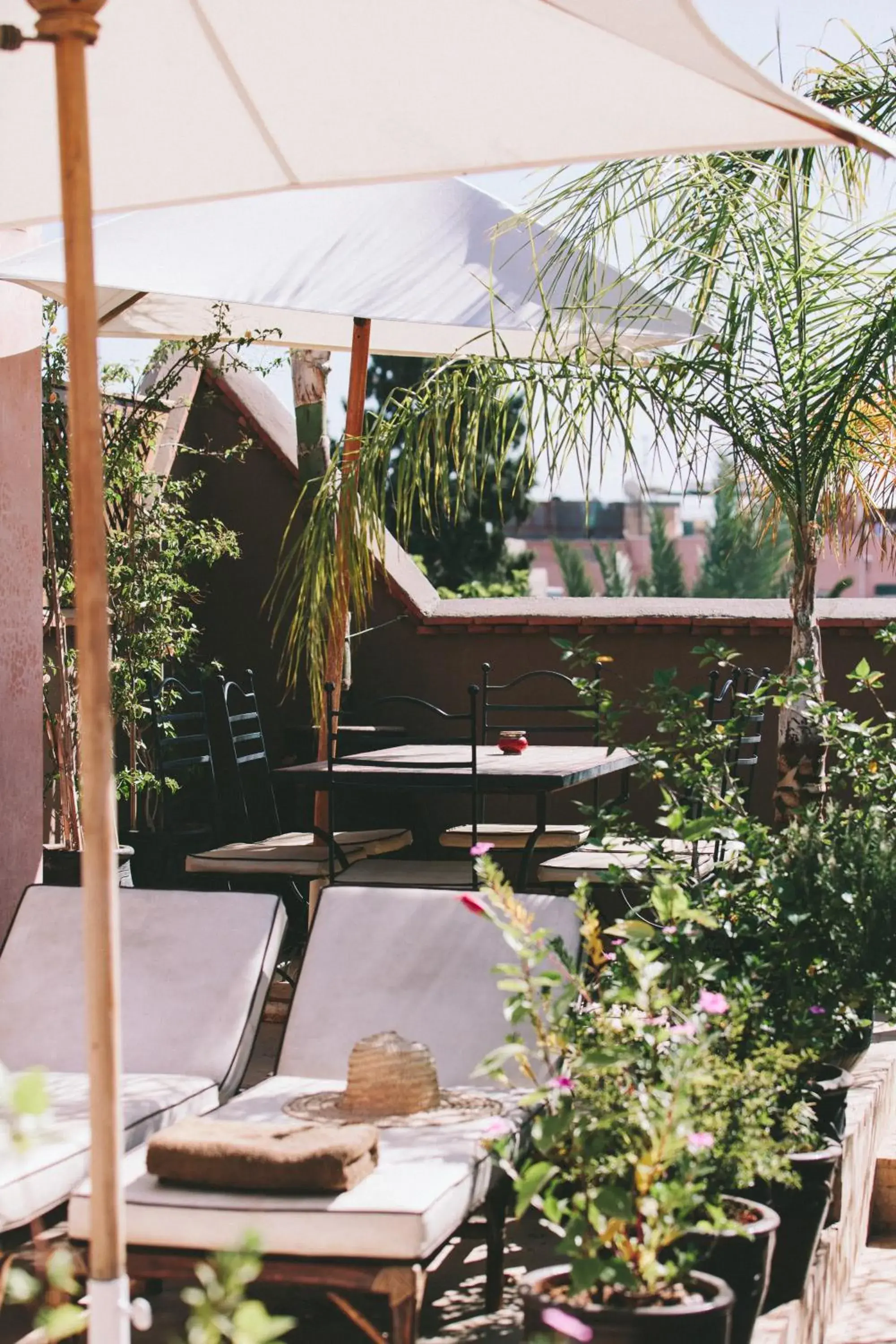 Balcony/Terrace, Swimming Pool in Riad Dar Zaman