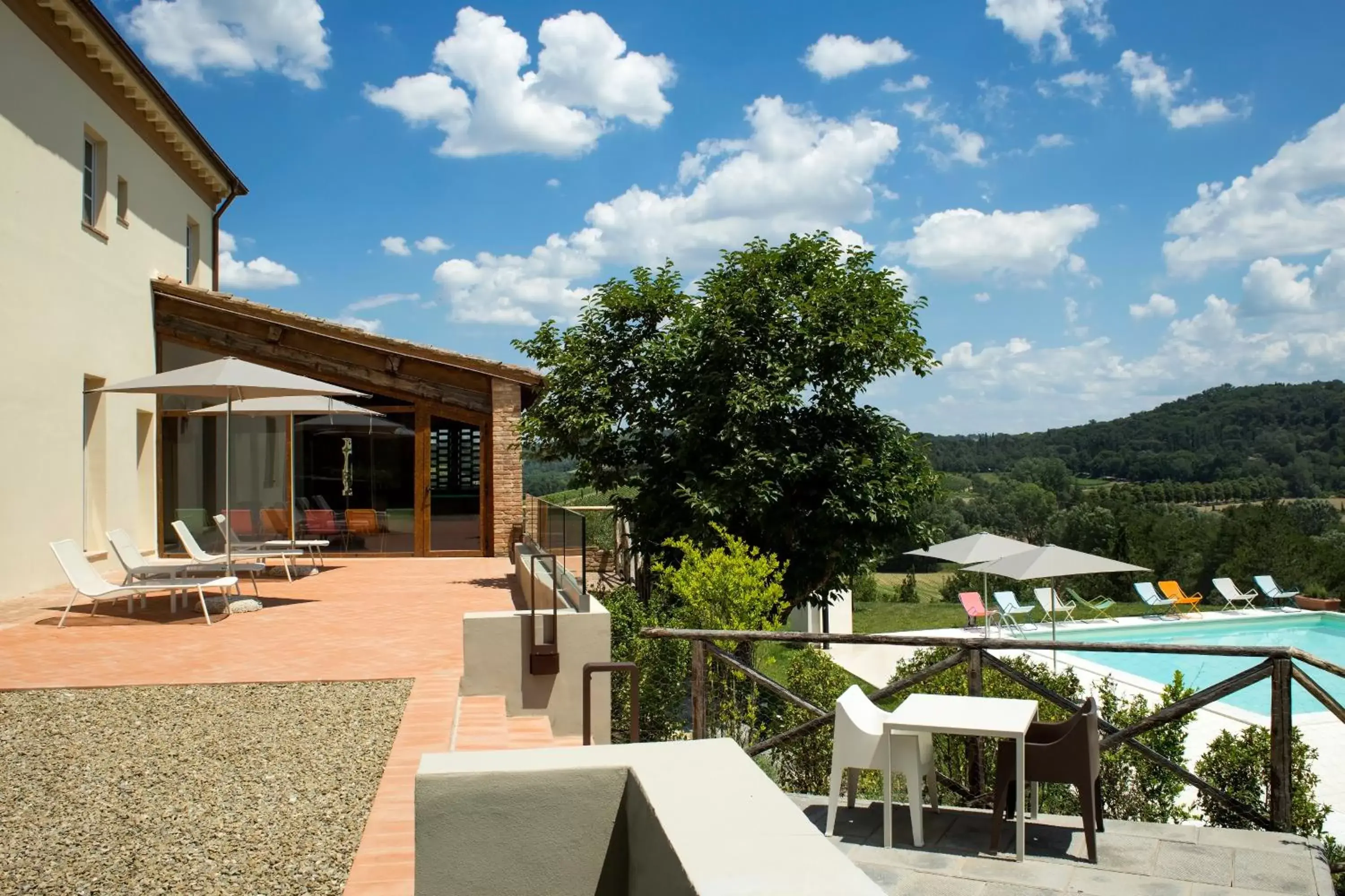 Patio, Pool View in Boccioleto Resort