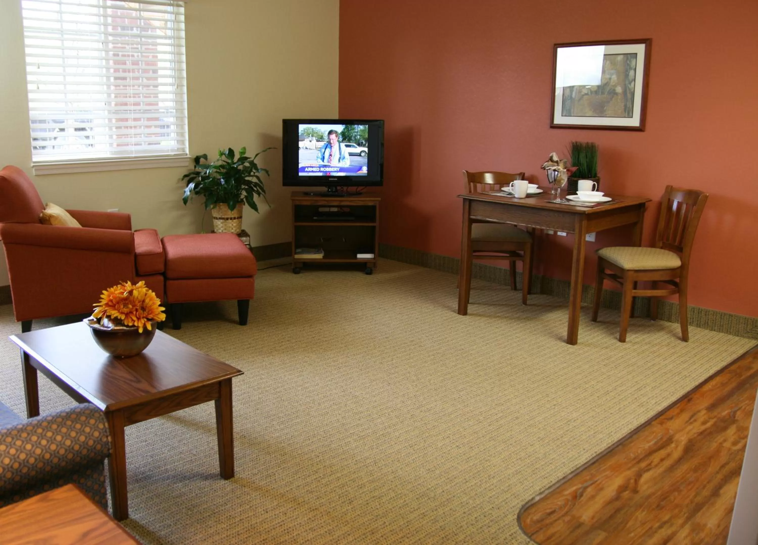 TV and multimedia in Affordable Suites of America Fredericksburg