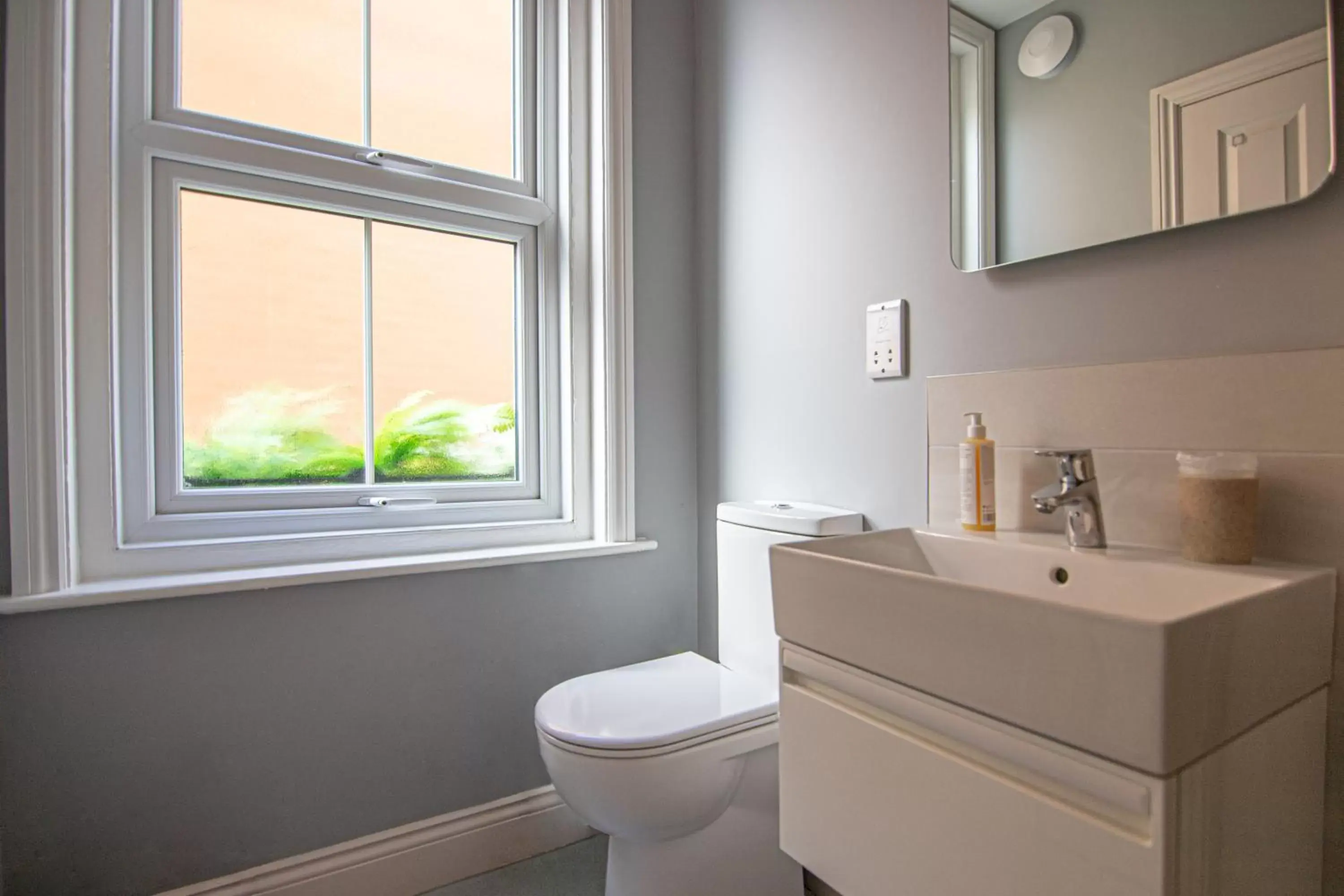 Toilet, Bathroom in Caboose