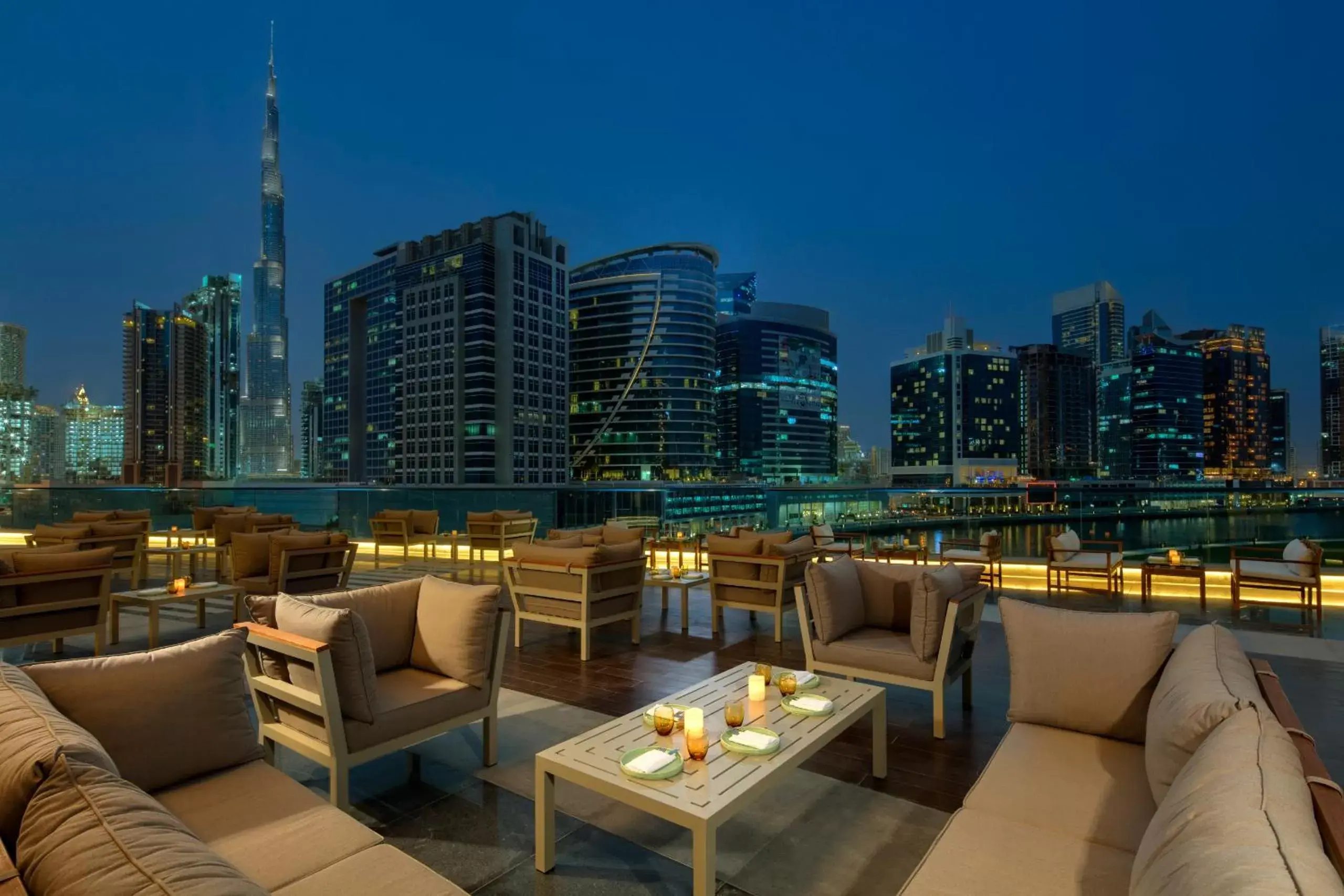 Patio in Radisson Blu Hotel, Dubai Waterfront