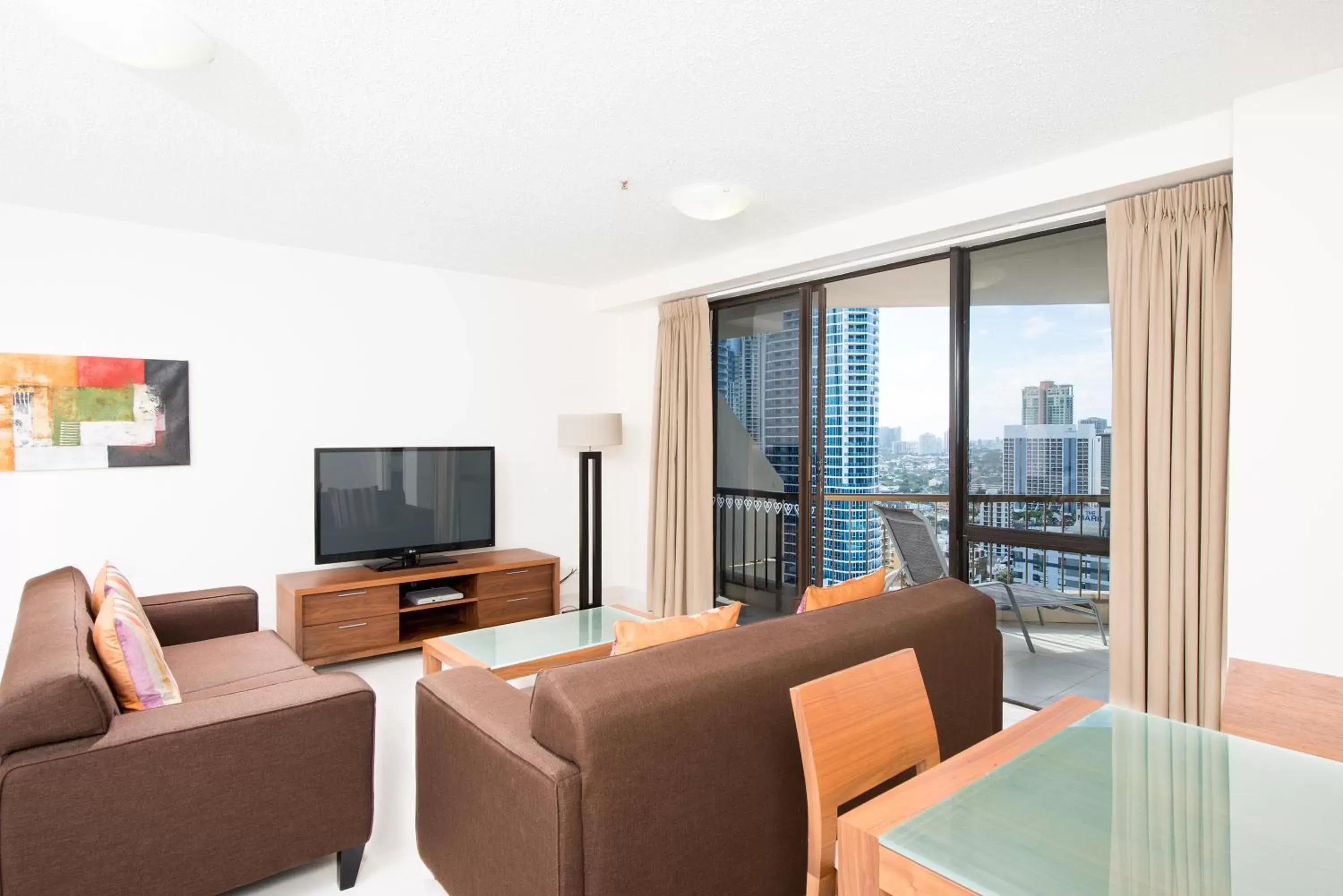 TV and multimedia, Seating Area in Paradise Centre Apartments