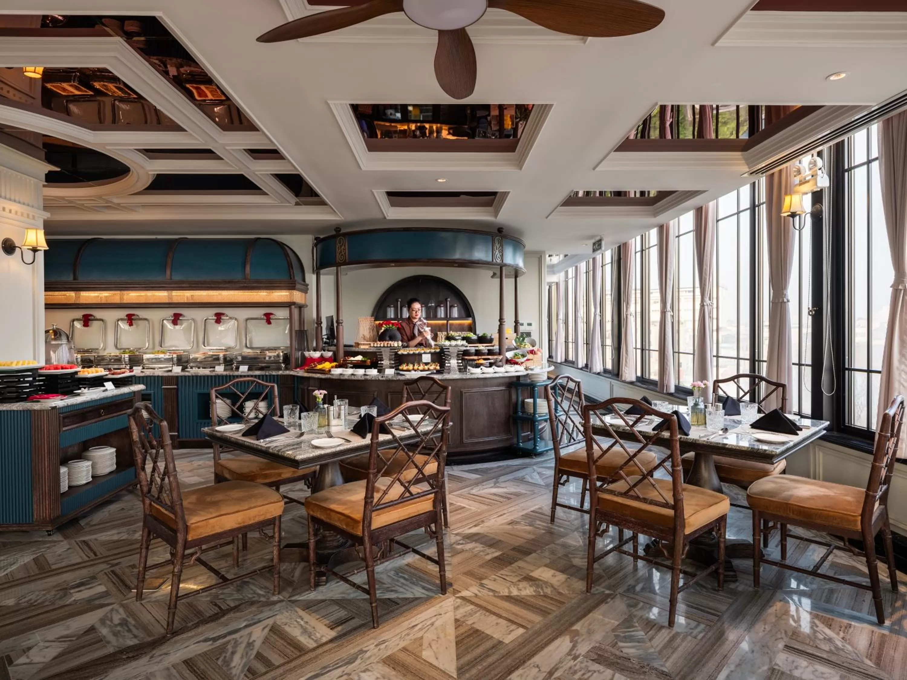 Breakfast in GRAND HOTEL du LAC Hanoi