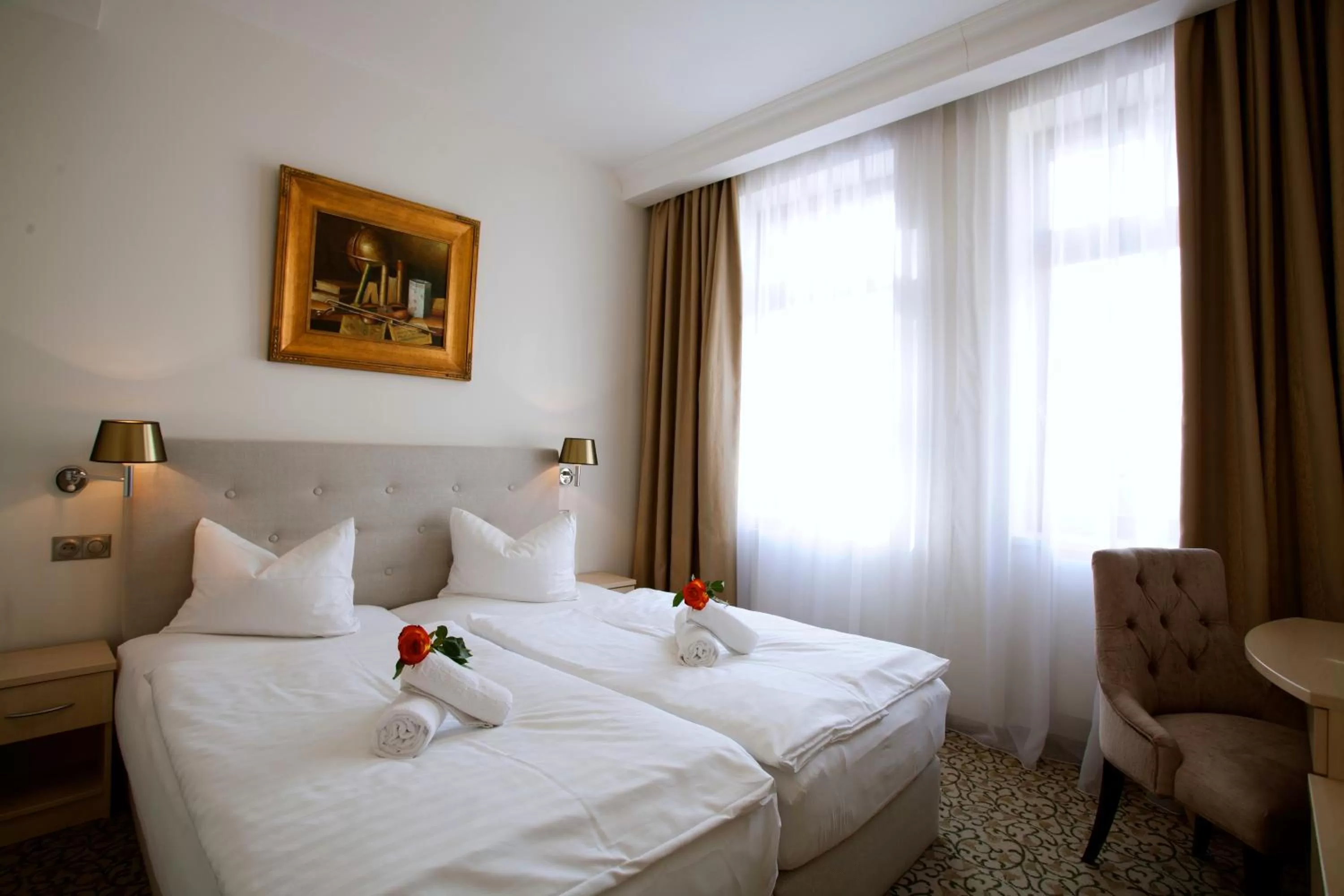 Bed in Hotel Ambiente Wellness & Spa