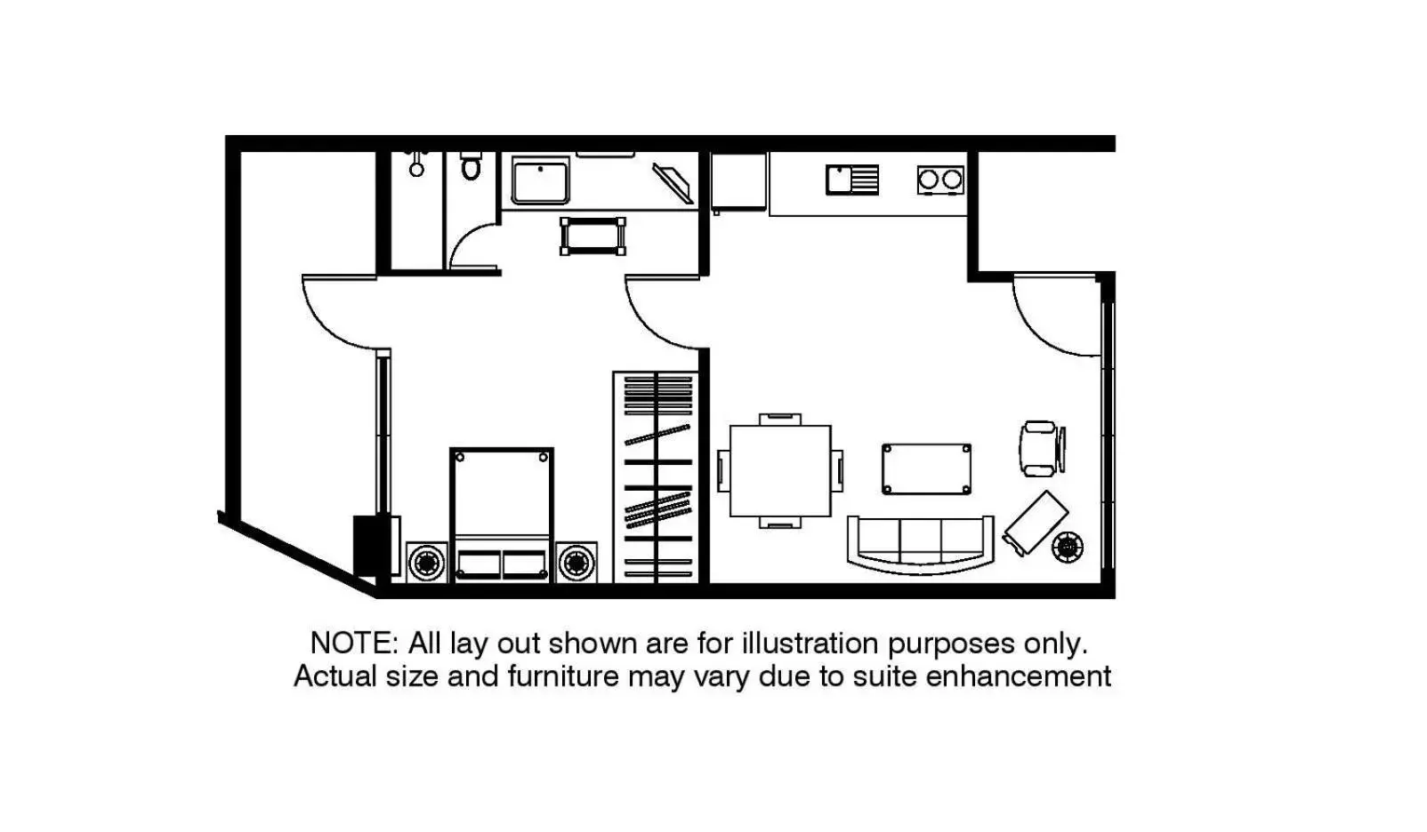 Other, Floor Plan in Copacabana Apartment Hotel