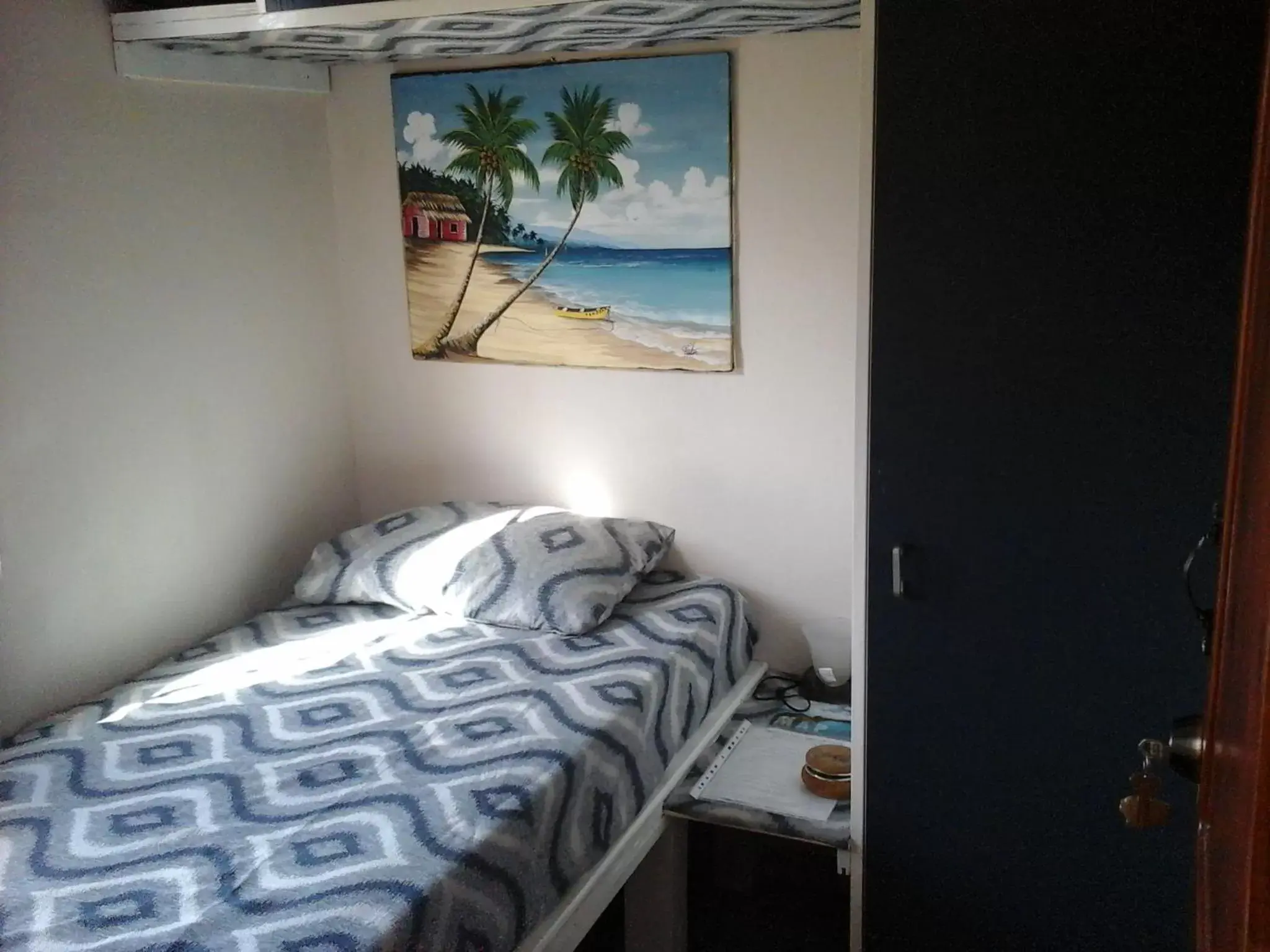 Bedroom, Bed in Nely y Pietro share apartment
