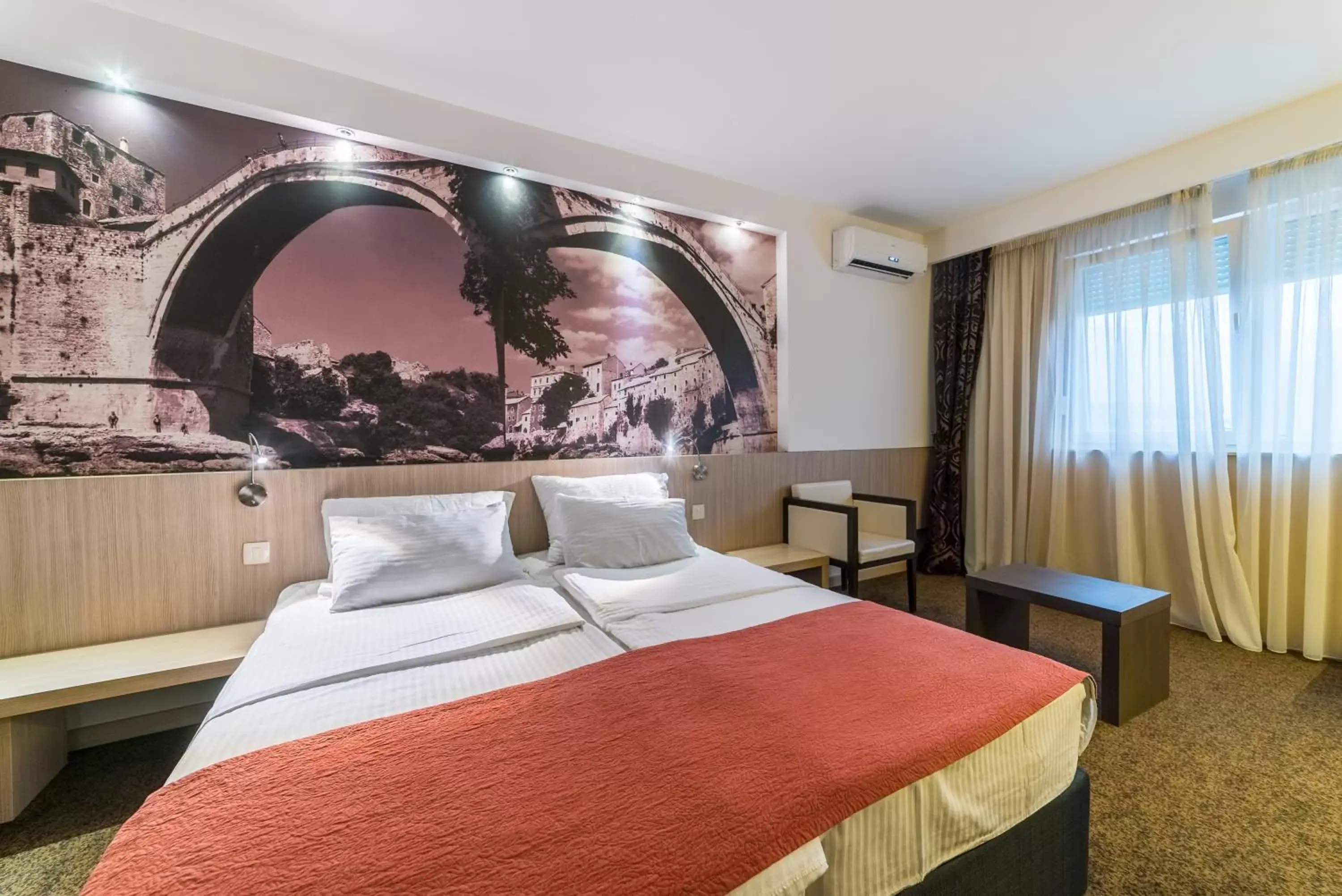 Bed in City Hotel Mostar