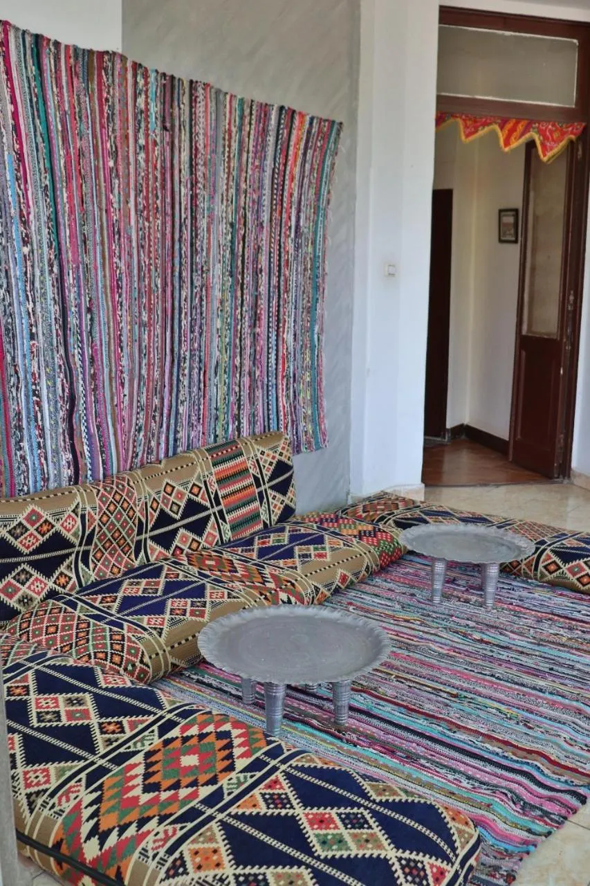 Living room in Cecilia Hostel