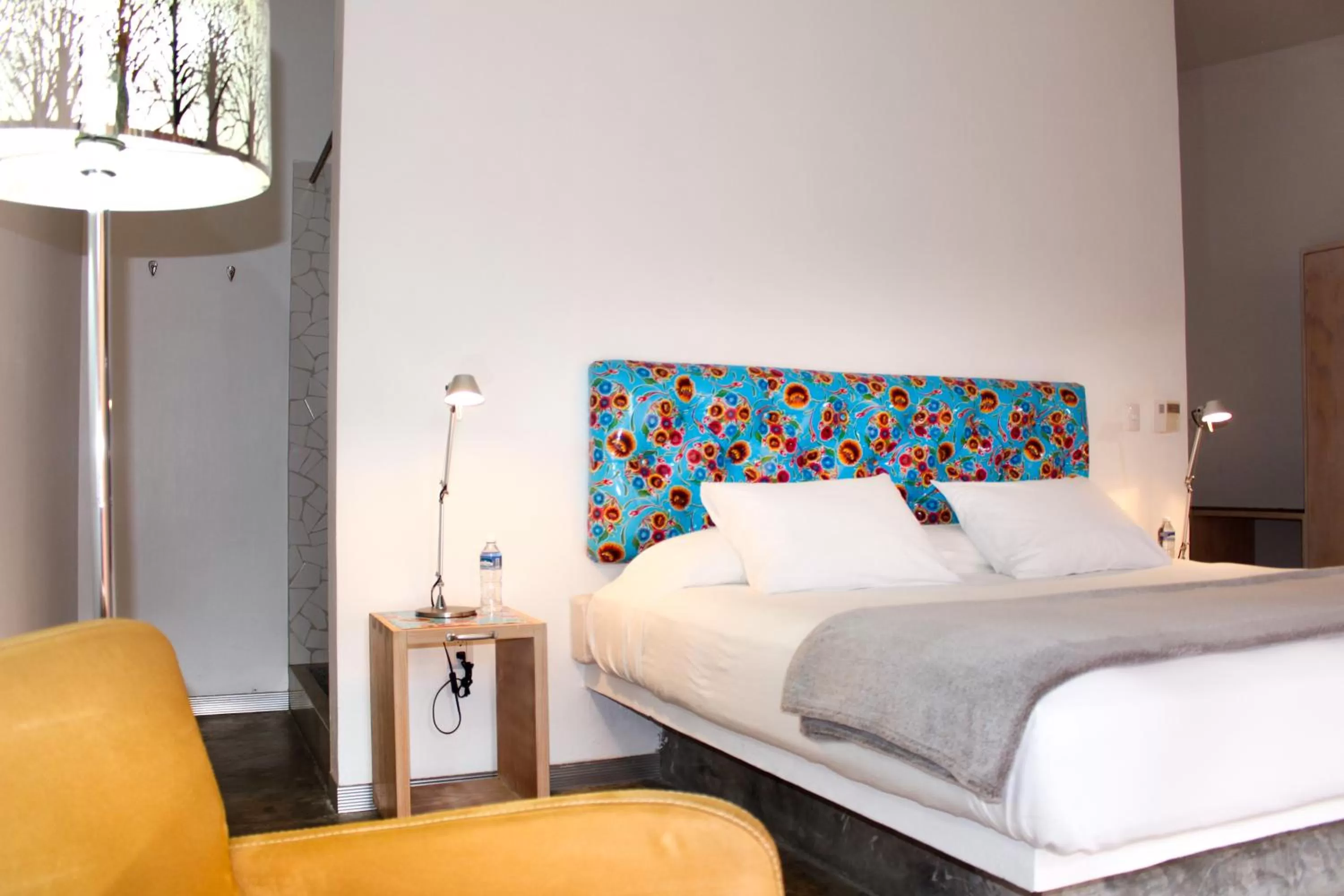 Bed in Hotel Cosijo - San Jeronimo Tlacochahuaya