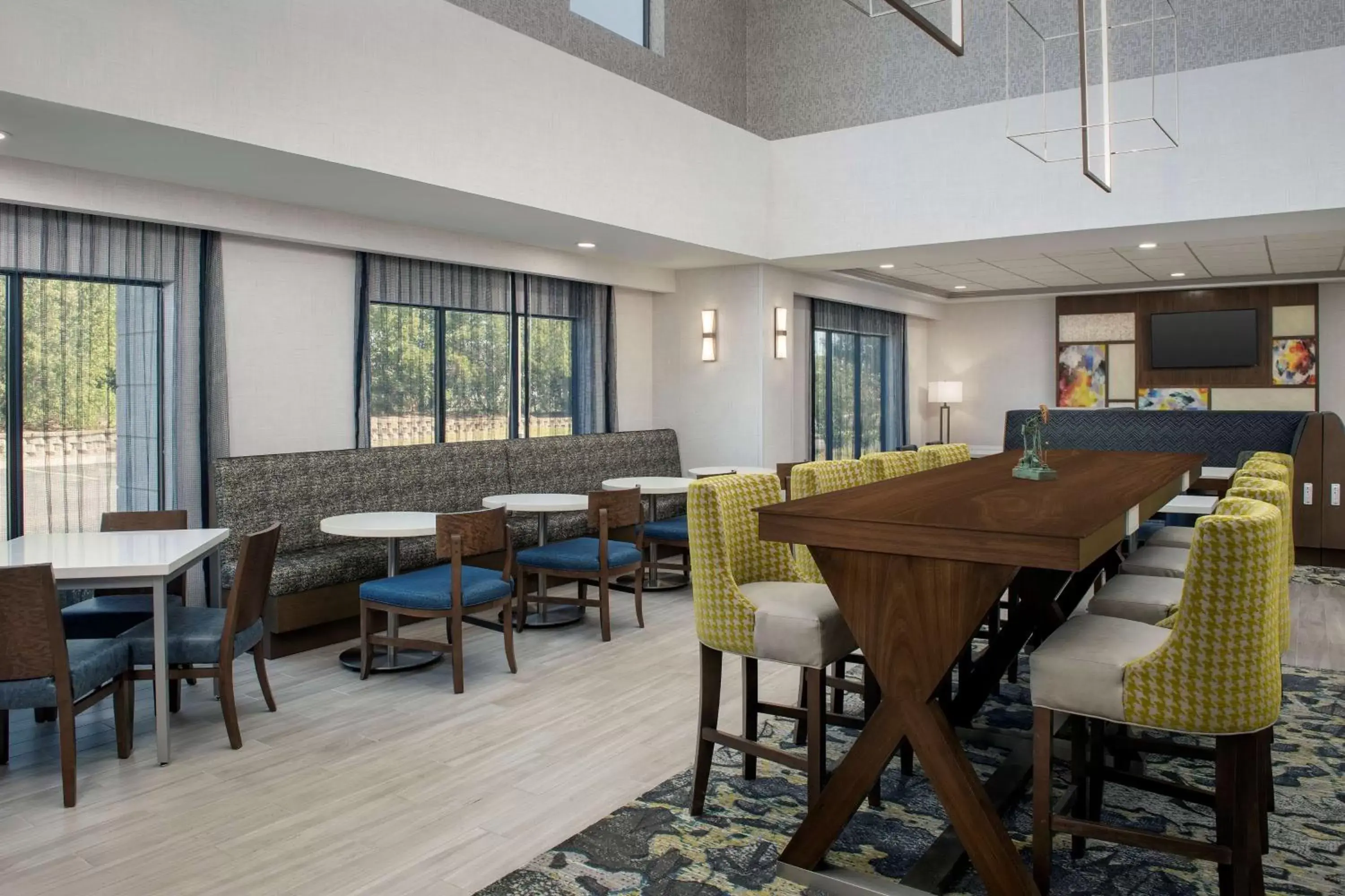 Dining area, Restaurant/Places to Eat in Hampton Inn Duncan