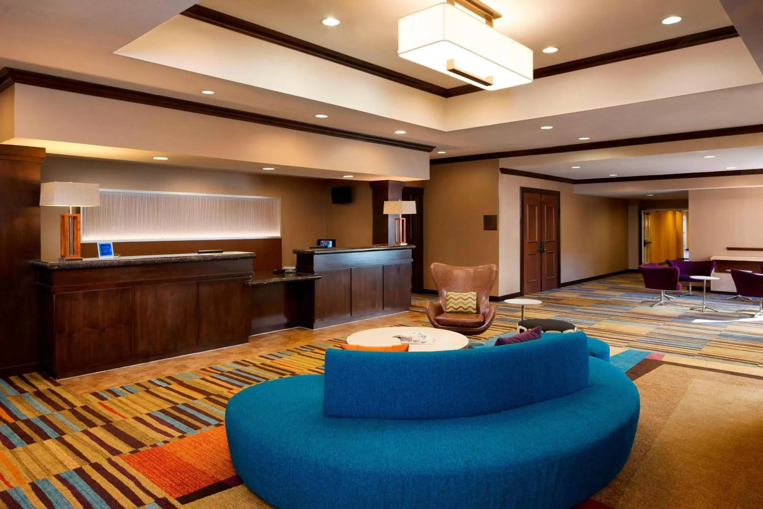 Lobby or reception, Lobby/Reception in Fairfield Inn & Suites Houston Intercontinental Airport