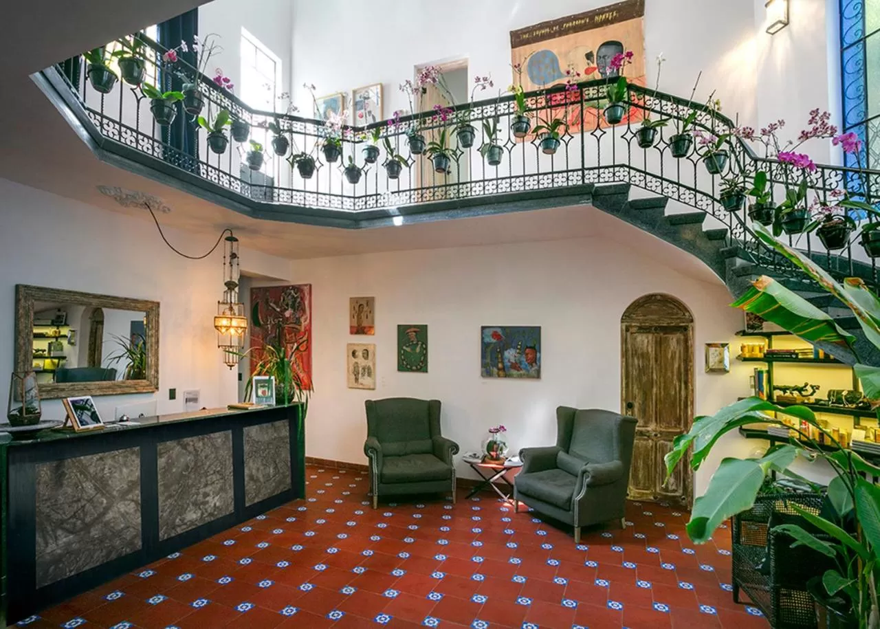 Lobby or reception in Orchid House Mexico City