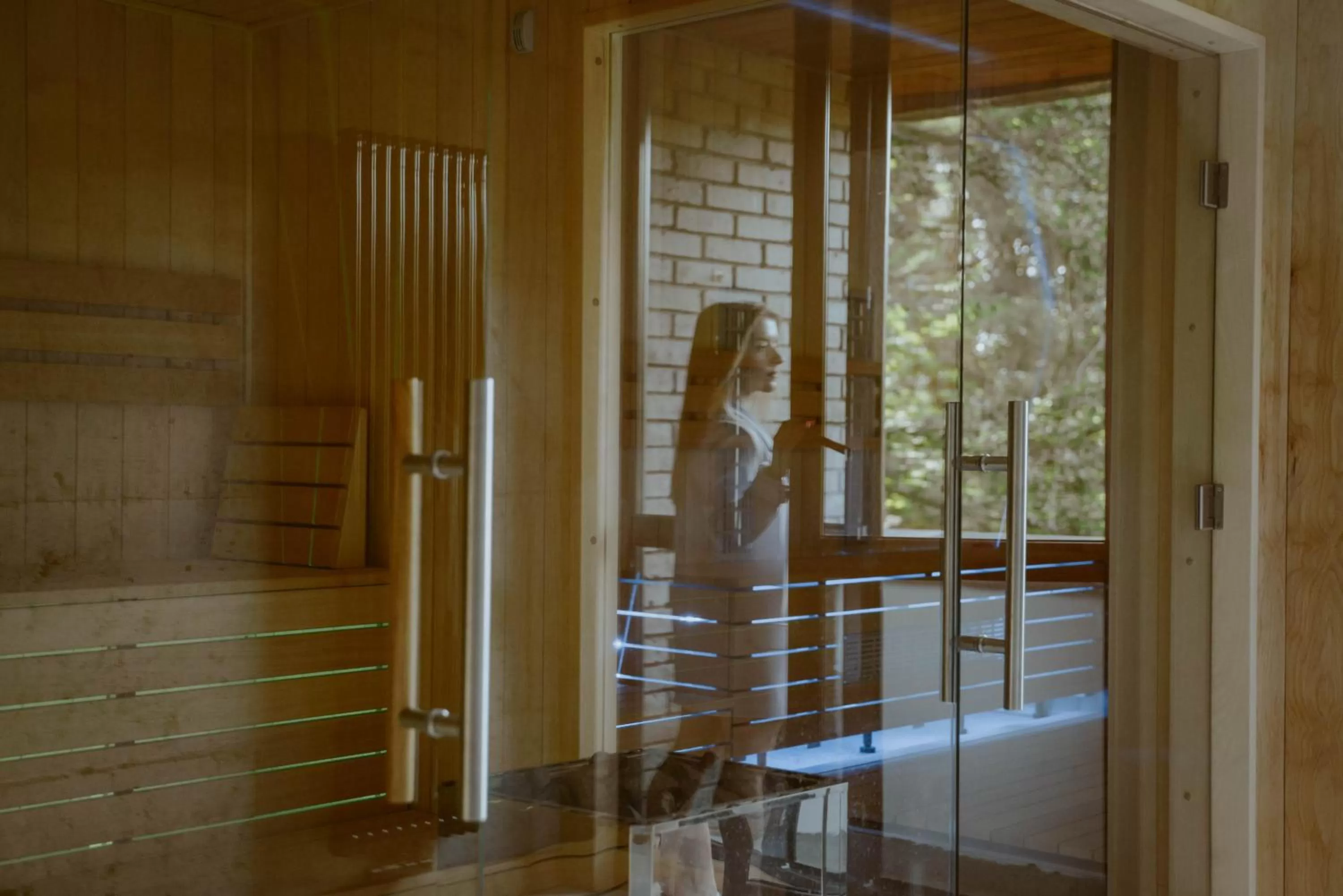 Sauna in Forest Hotel