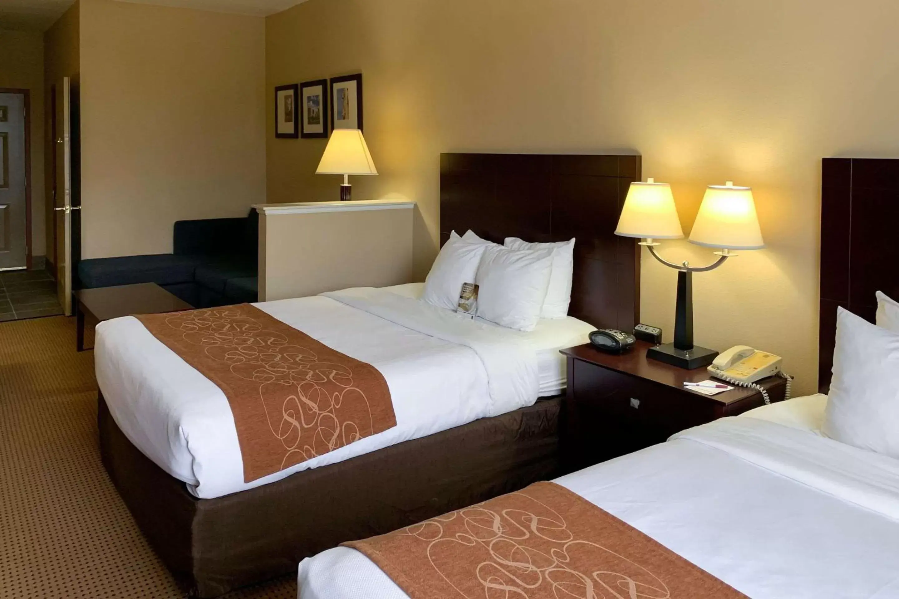 Photo of the whole room, Bed in Comfort Suites Roanoke - Fort Worth North
