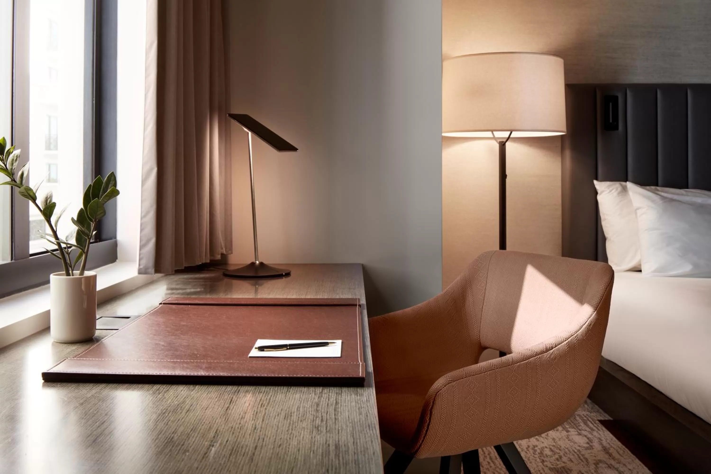 Bedroom in THesis Hotel Miami Coral Gables, Curio Collection by Hilton