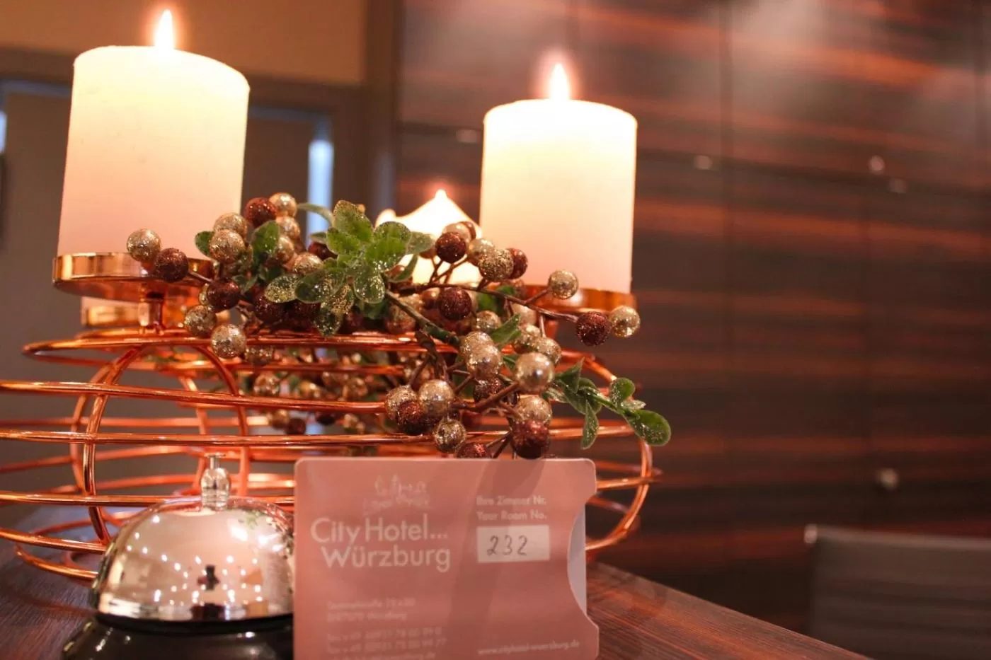 Decorative detail in City Hotel Würzburg