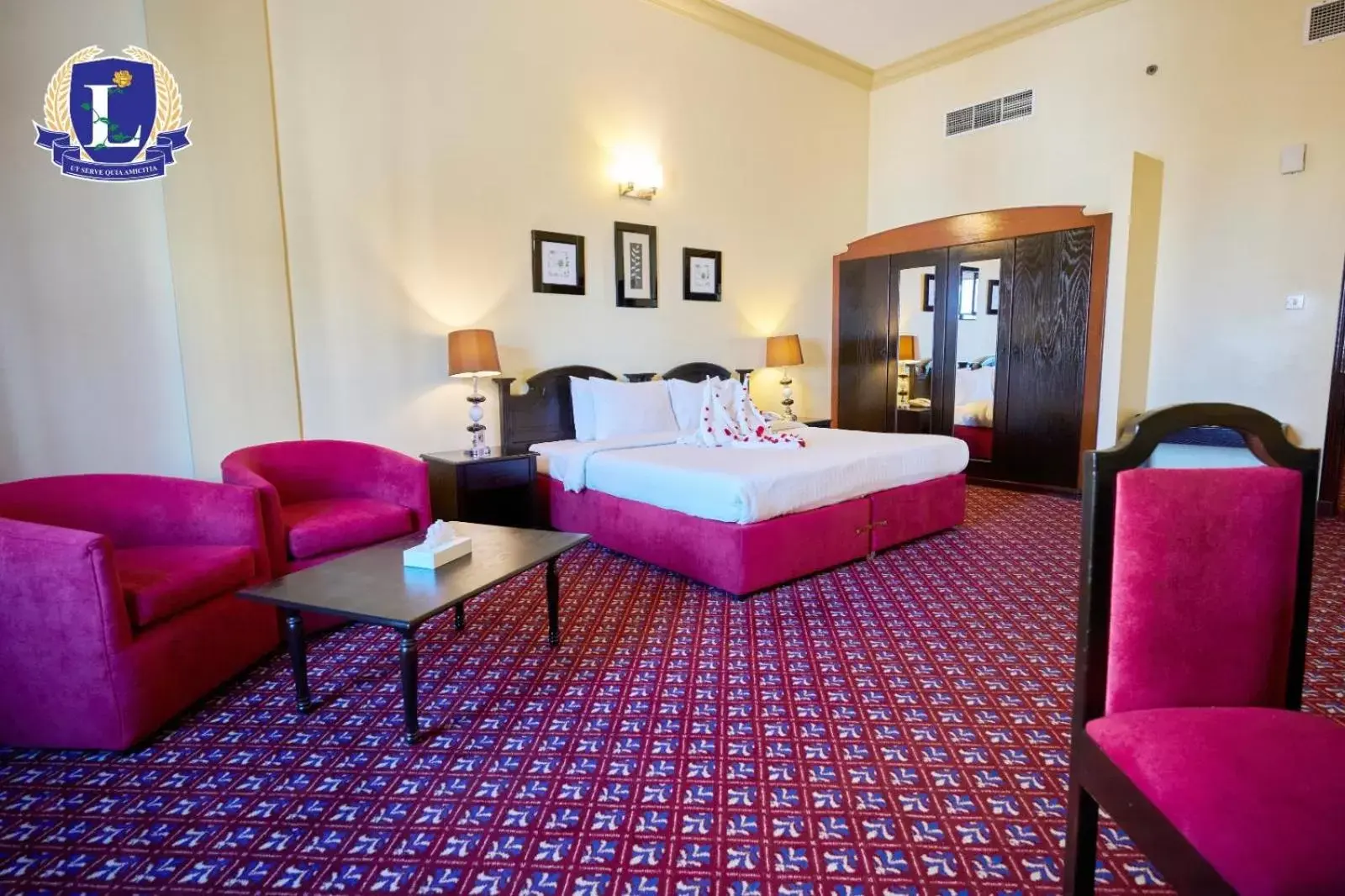 Bed in La Rosa Hotel, Juffair Bed in La Rosa Hotel, Juffair