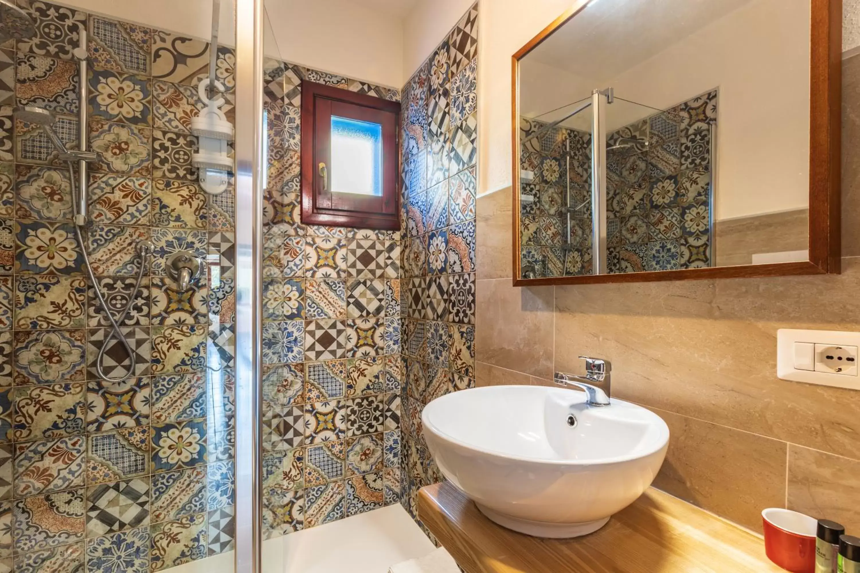 Bathroom in Hotel Ristorante S'Ortale