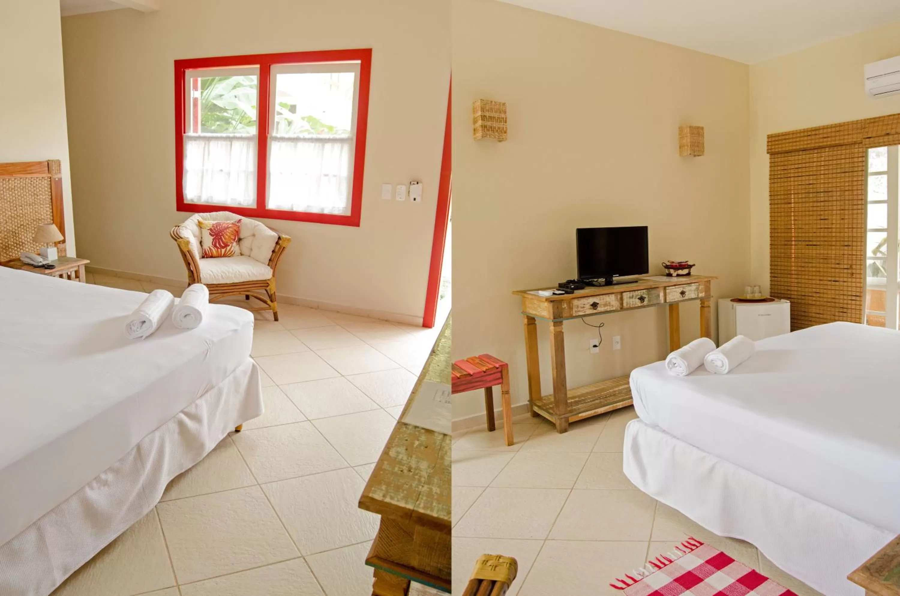 Bed in Pousada Pomar Paraty