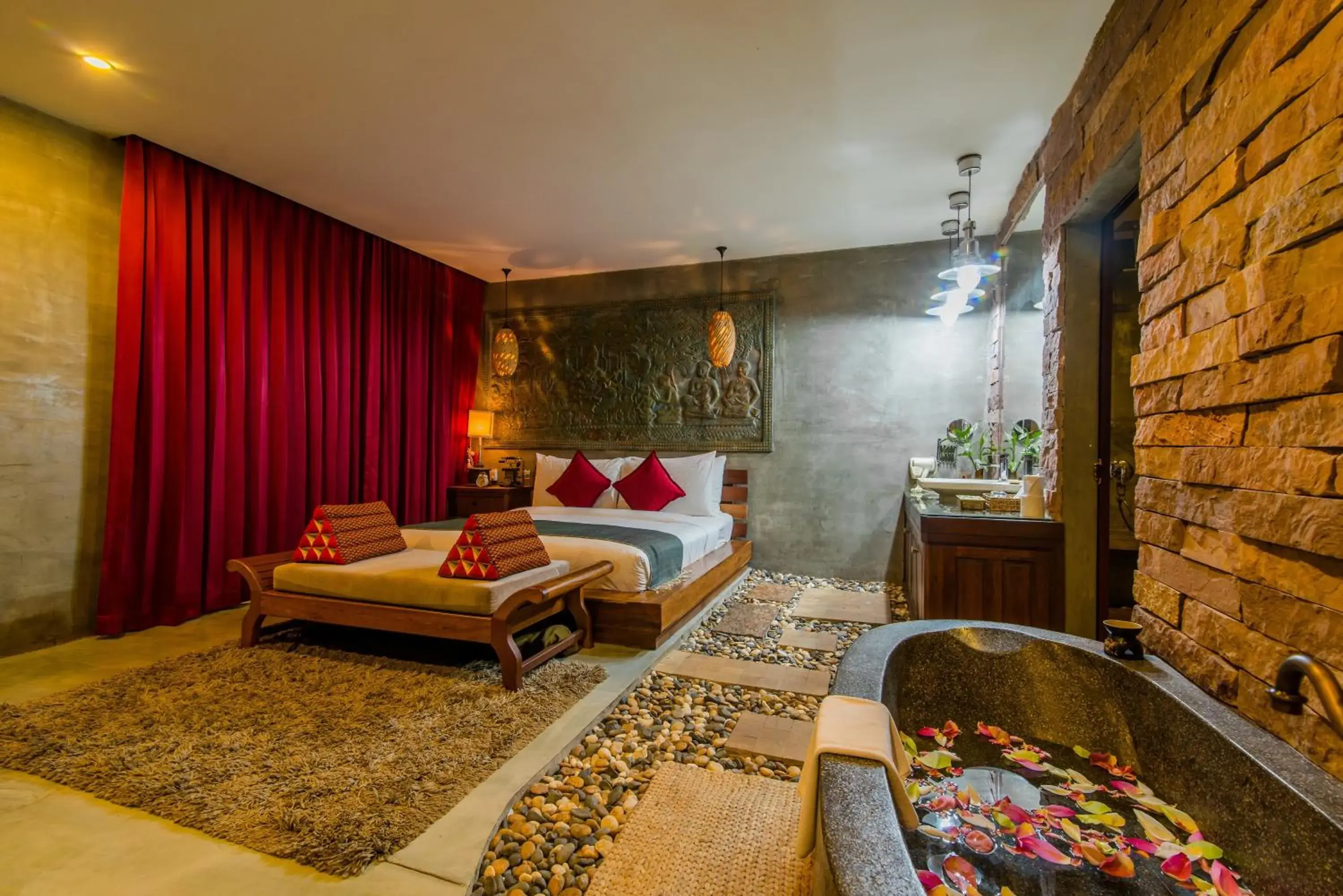 Guests, Bed in Cambana d'Angkor Suites