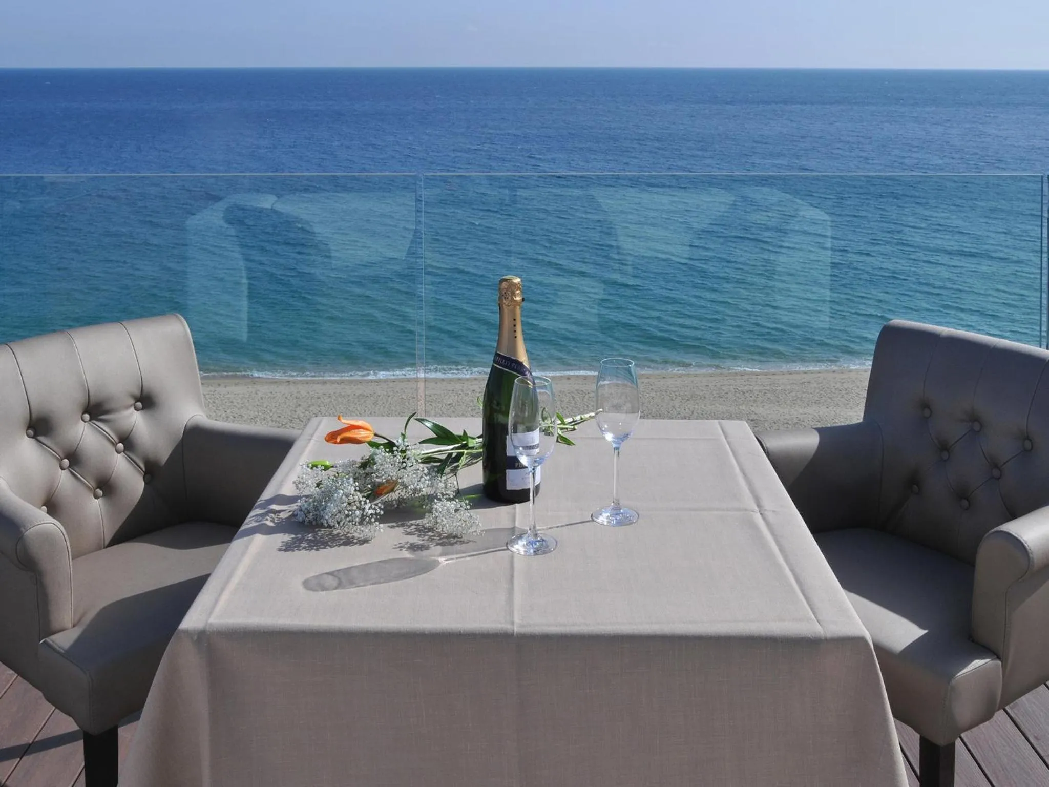 Balcony/Terrace in Cosmopolita Hotel Boutique & Spa