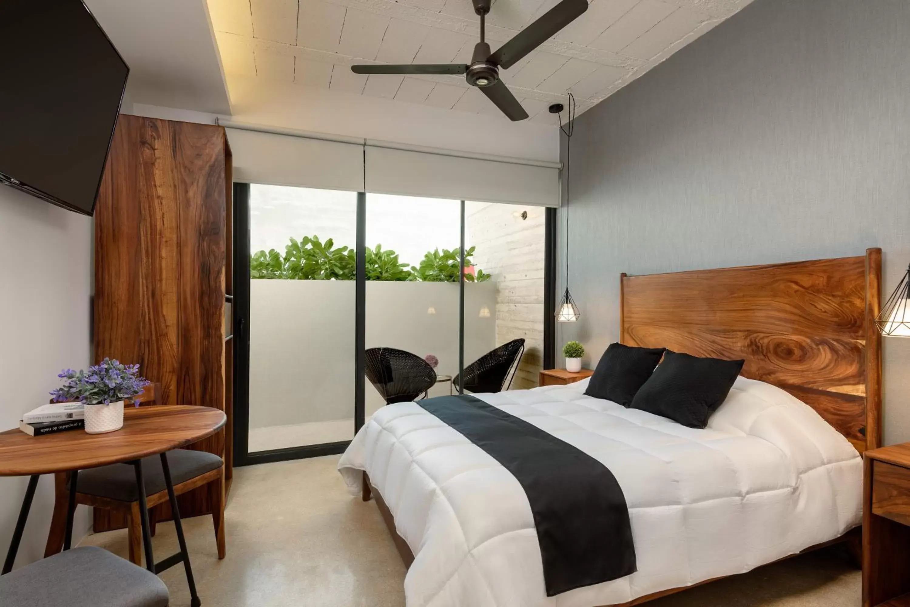 Bed in Boho Lofts & Studios