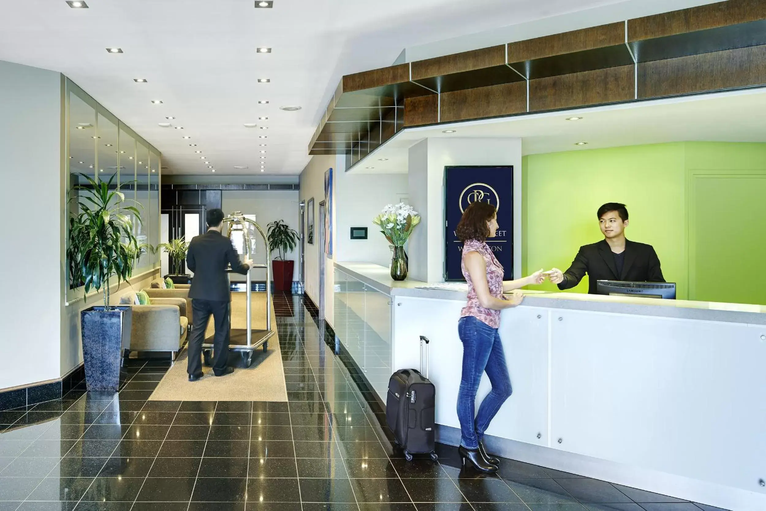 Lobby or reception in Willis Wellington Hotel Lobby or reception in Willis Wellington Hotel