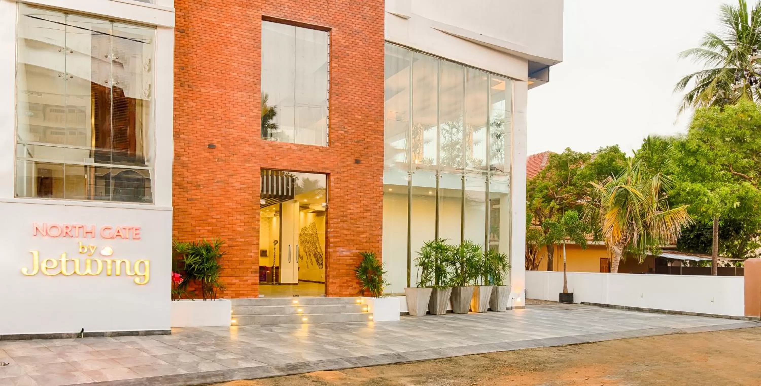 Facade/entrance in NorthGate Jaffna