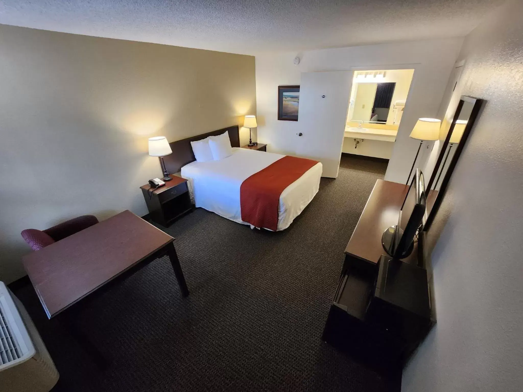 Bed in Budget Motel Bed in Budget Motel